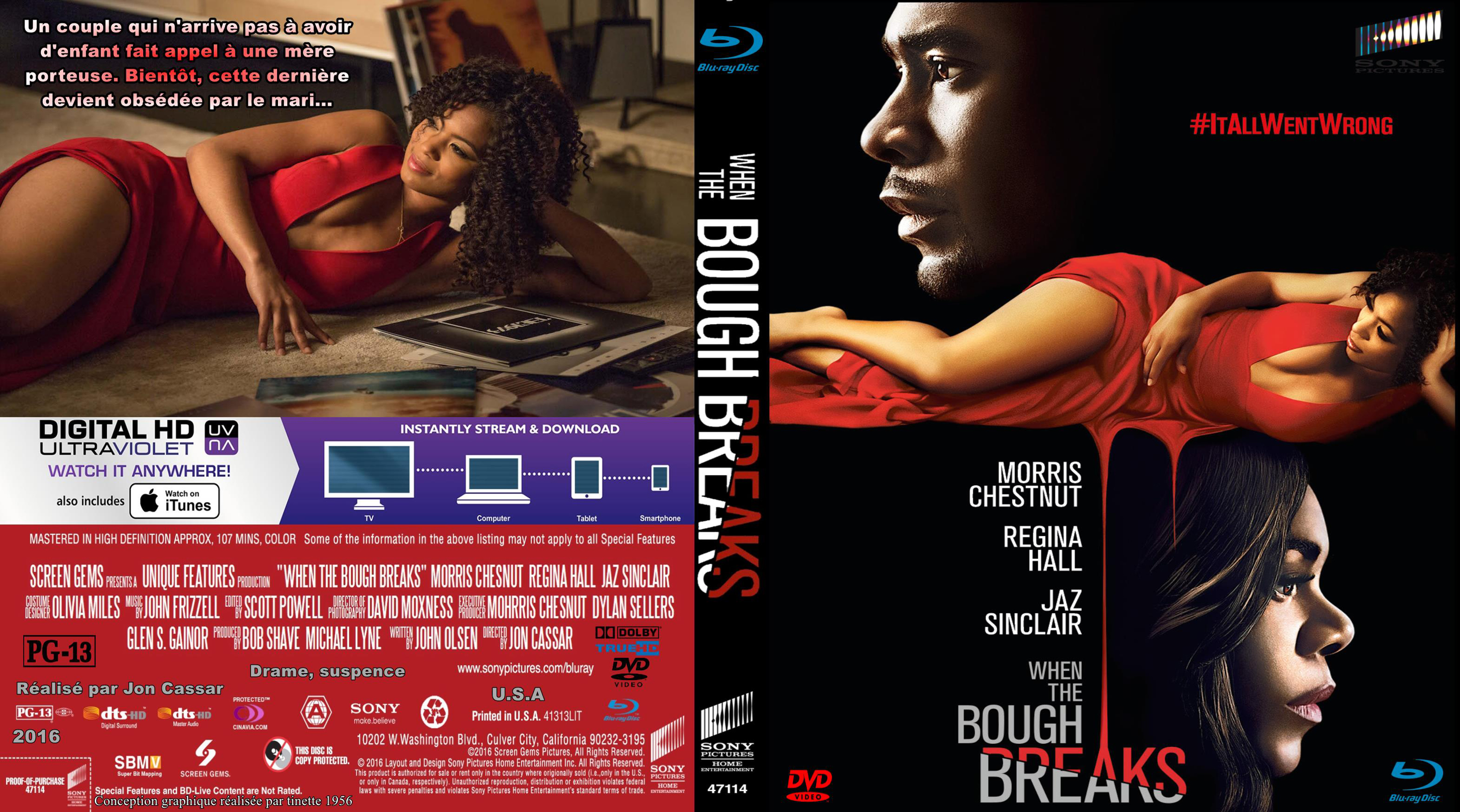 Jaquette DVD When the boogh breaks custom (BLU-RAY)