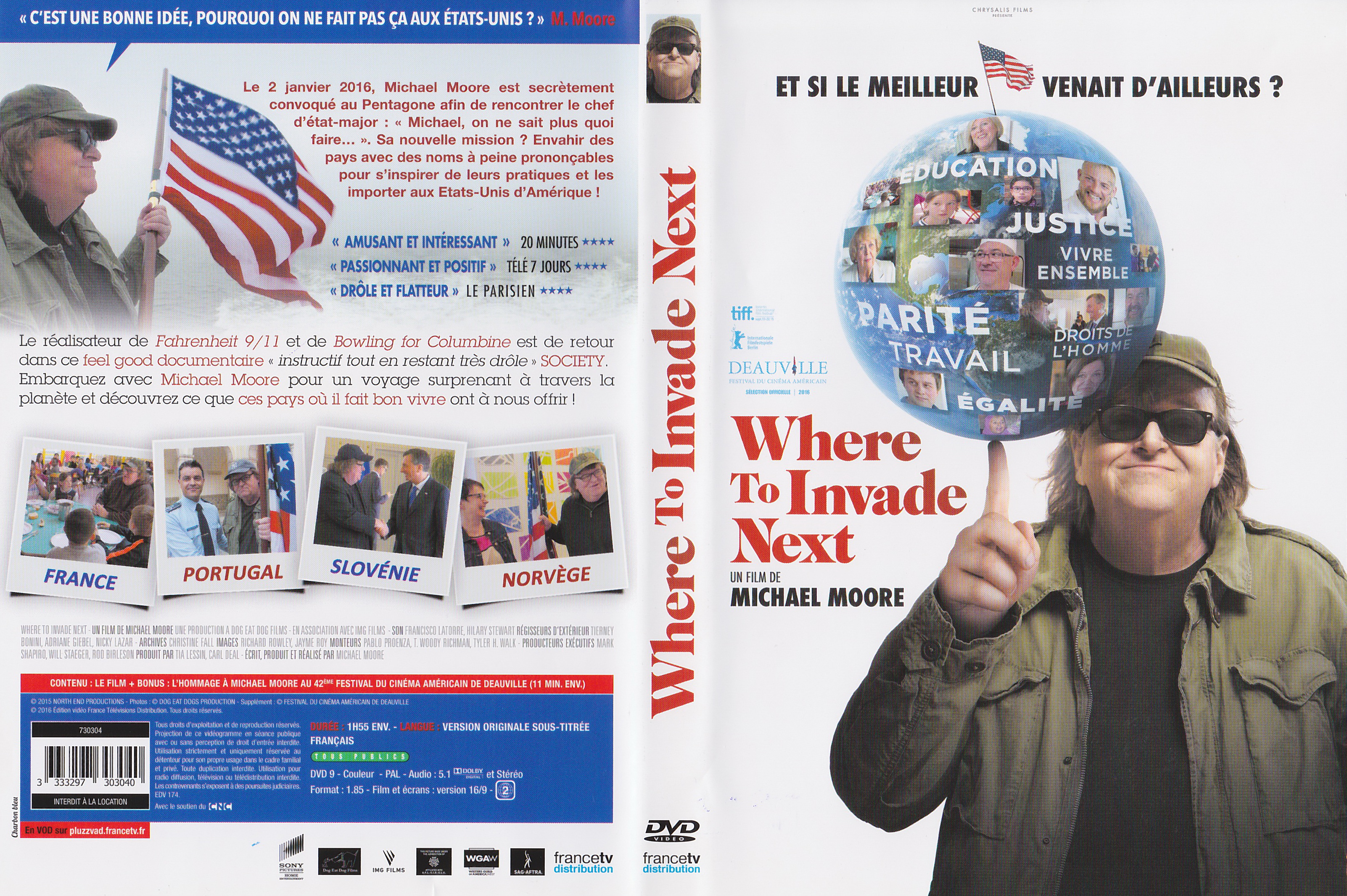 Jaquette DVD Where to invade next