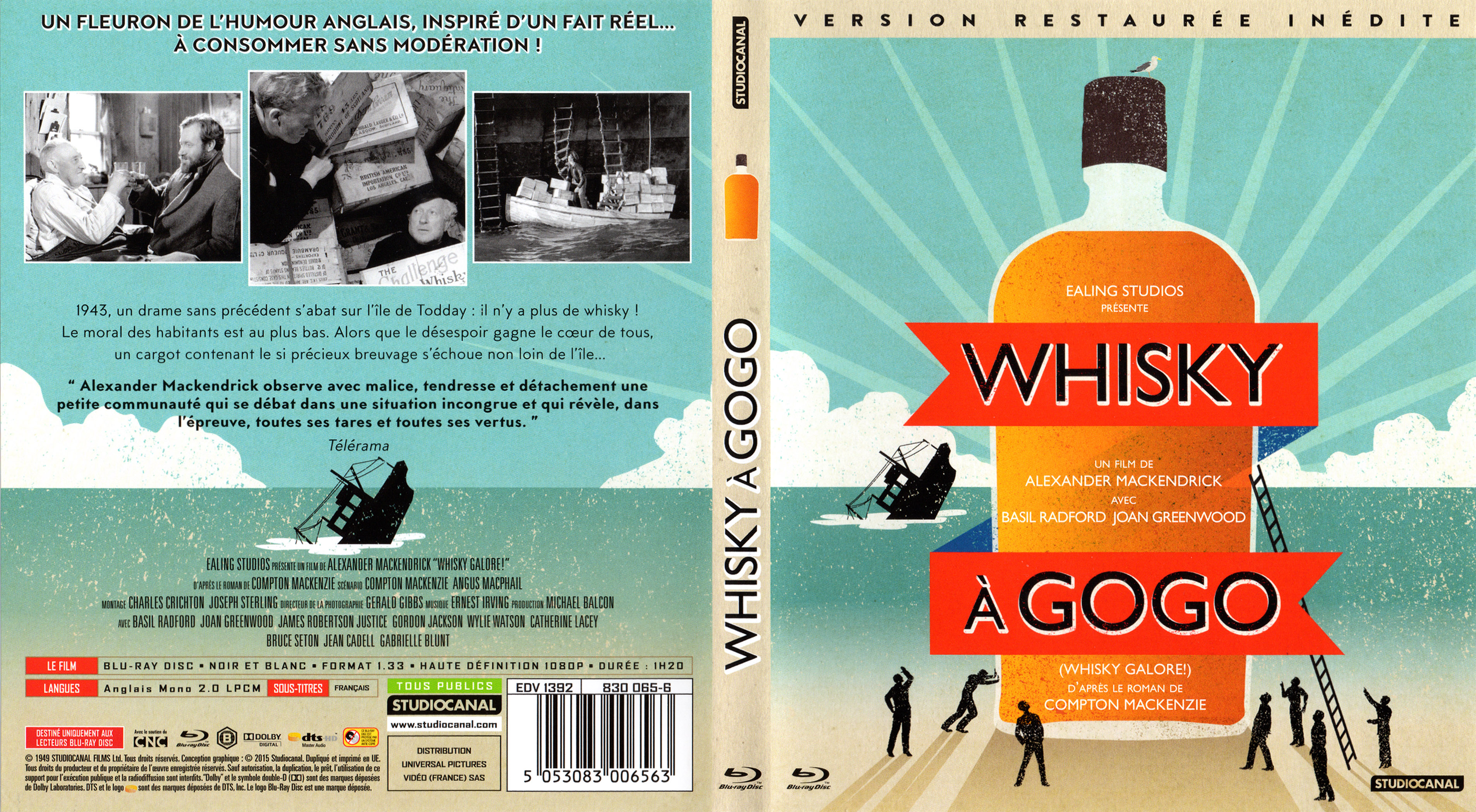 Jaquette DVD Whisky  gogo (BLU-RAY)