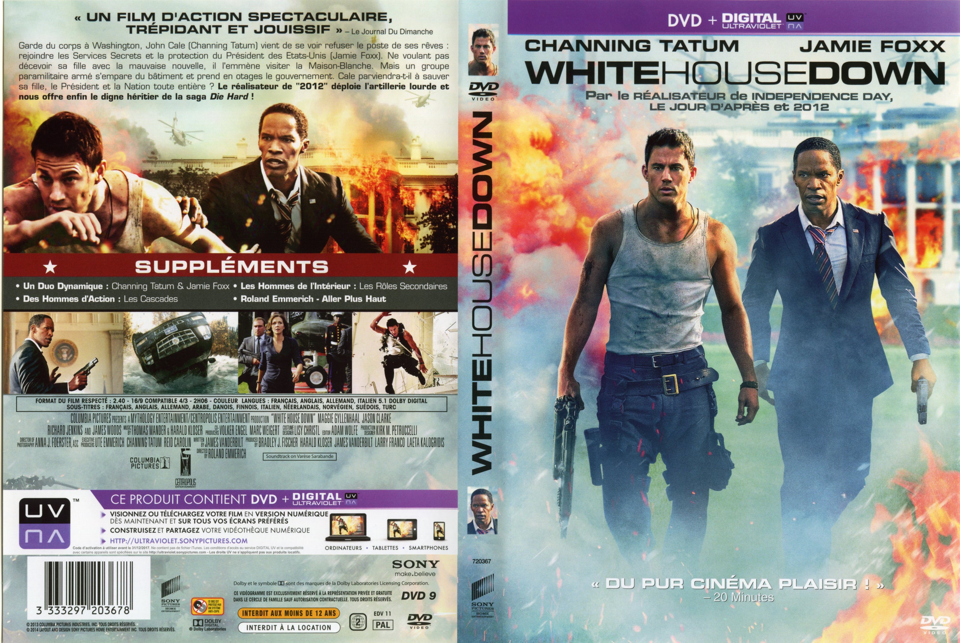 Jaquette DVD White House Down