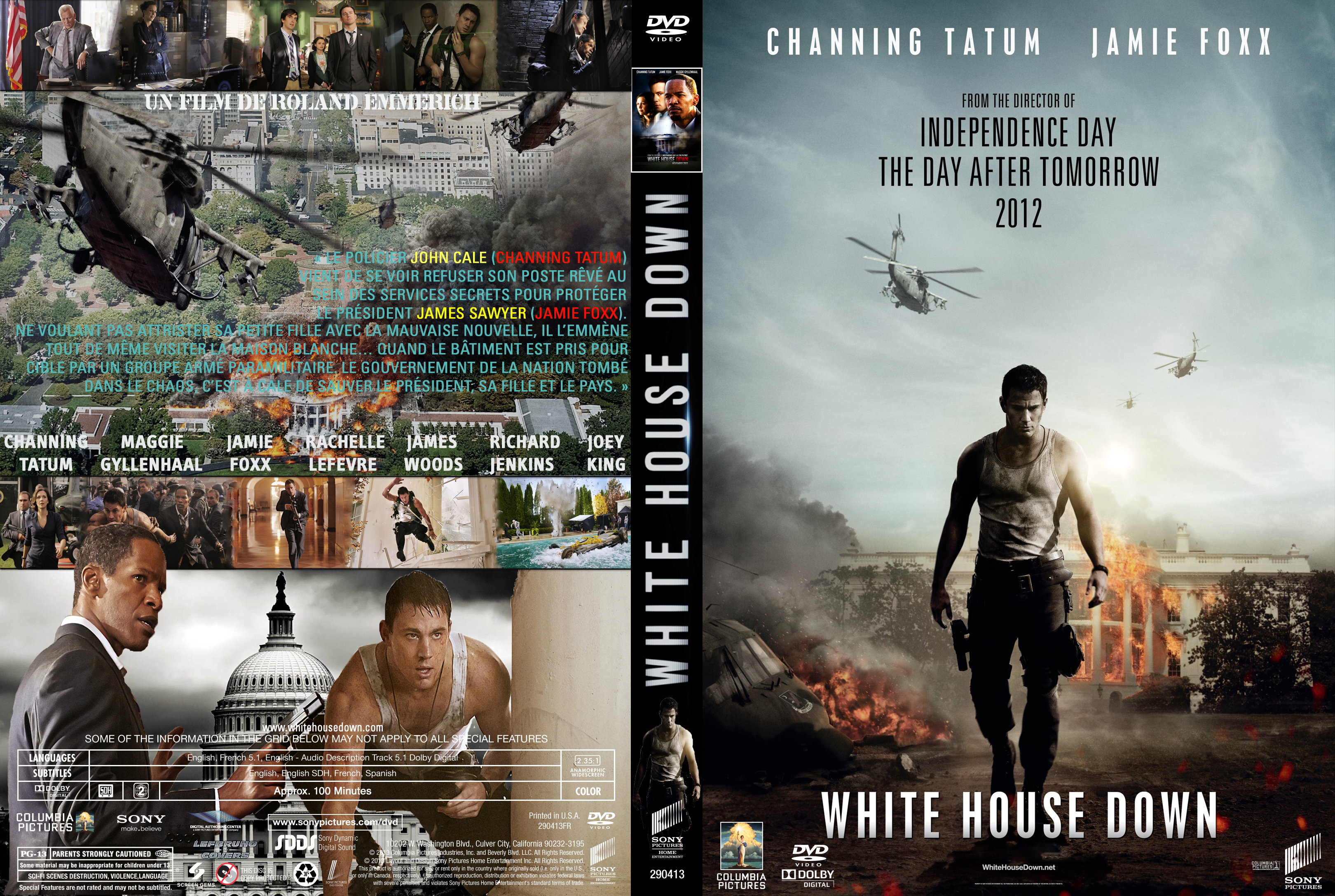 Jaquette DVD White House Down custom