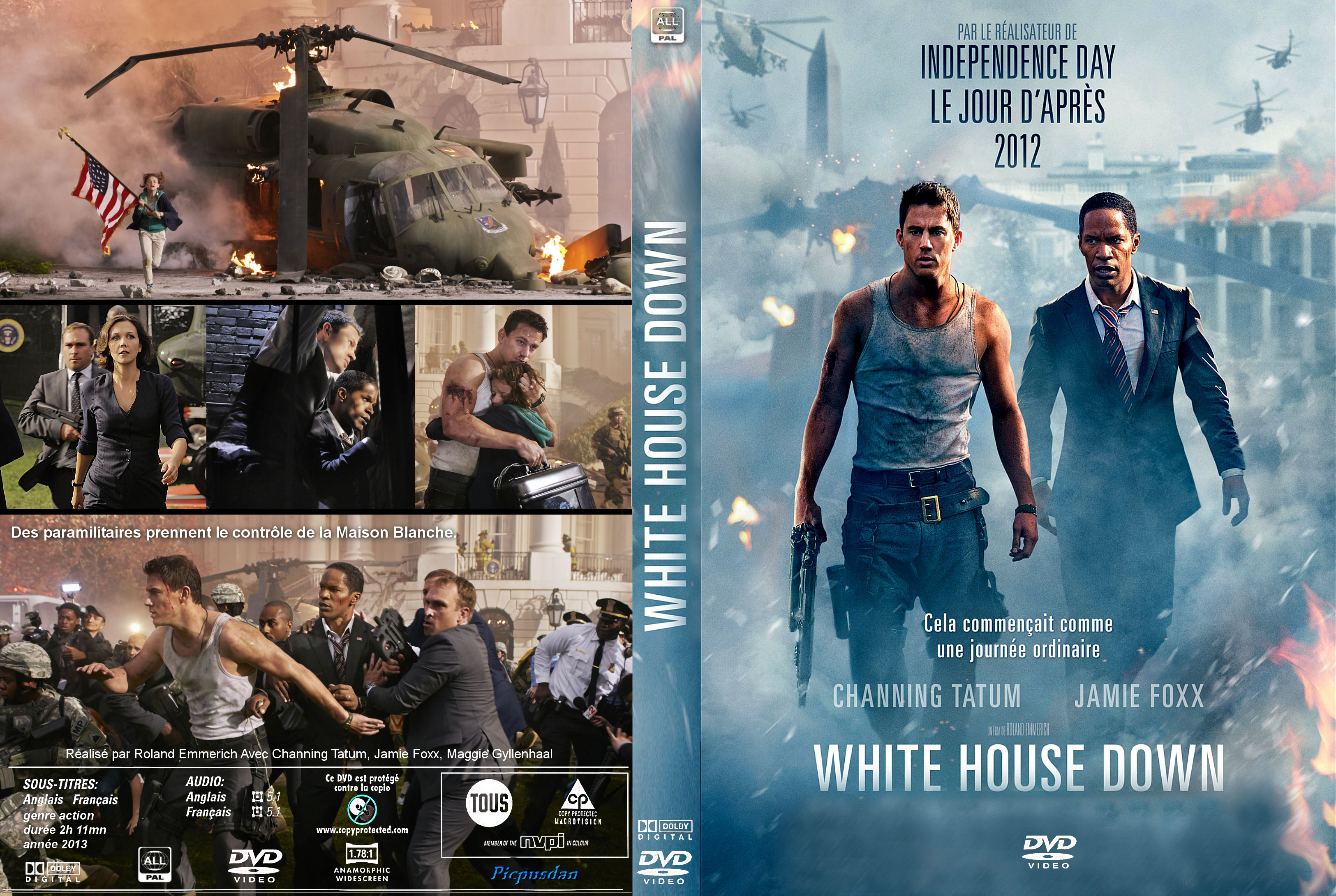 Jaquette DVD White House Down custom v2