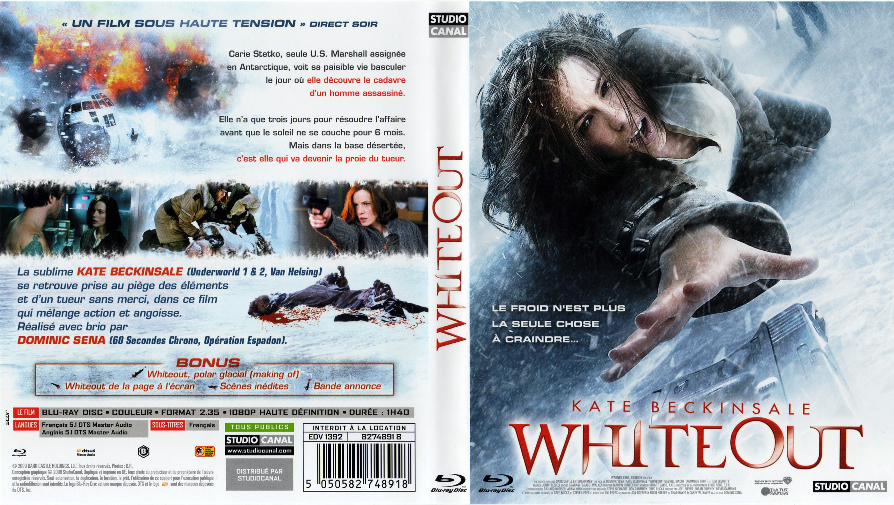 Jaquette DVD Whiteout (BLU-RAY)