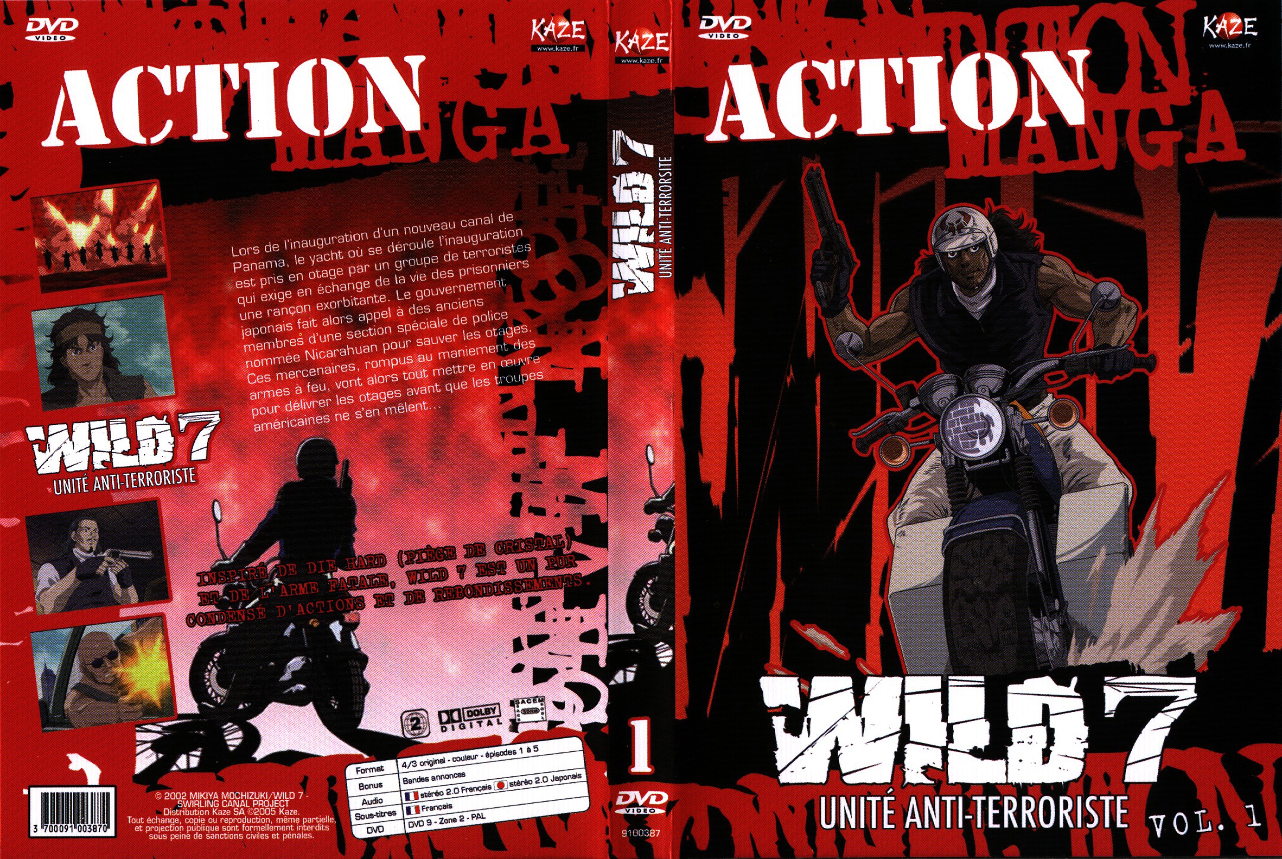 Jaquette DVD Wild 7 vol 1
