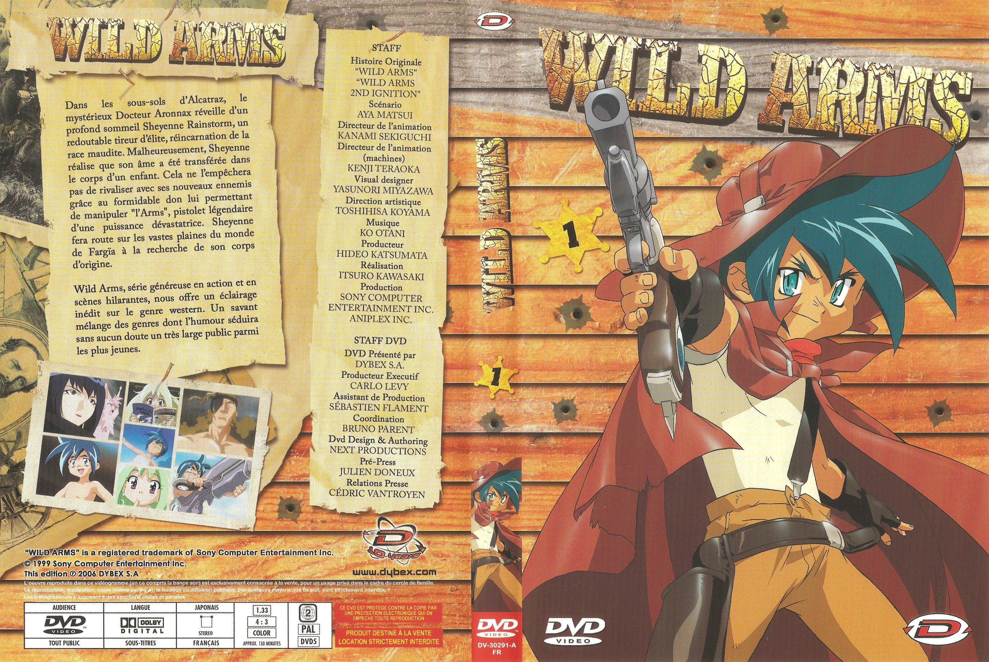 Jaquette DVD Wild Arms vol 1