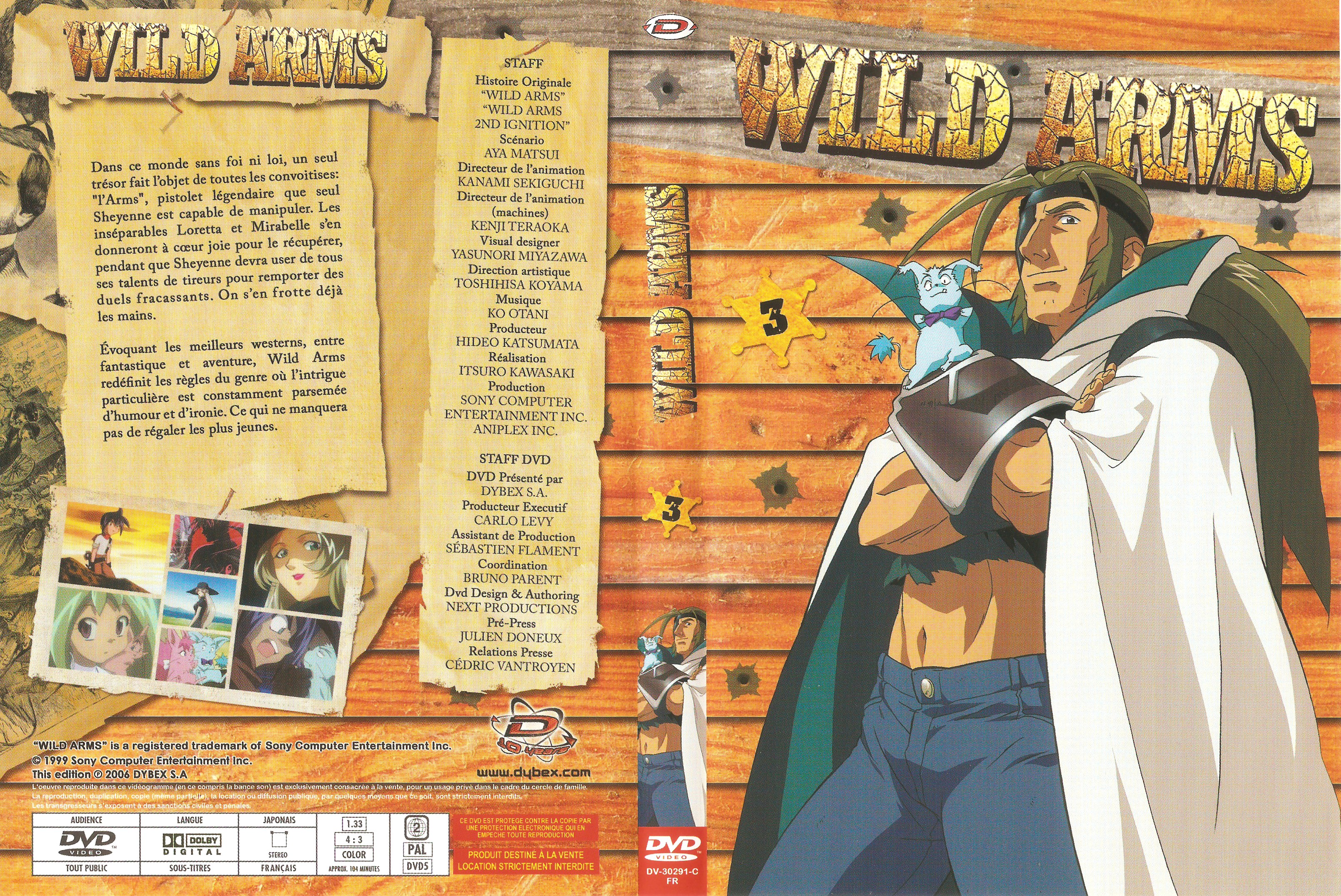 Jaquette DVD Wild Arms vol 3