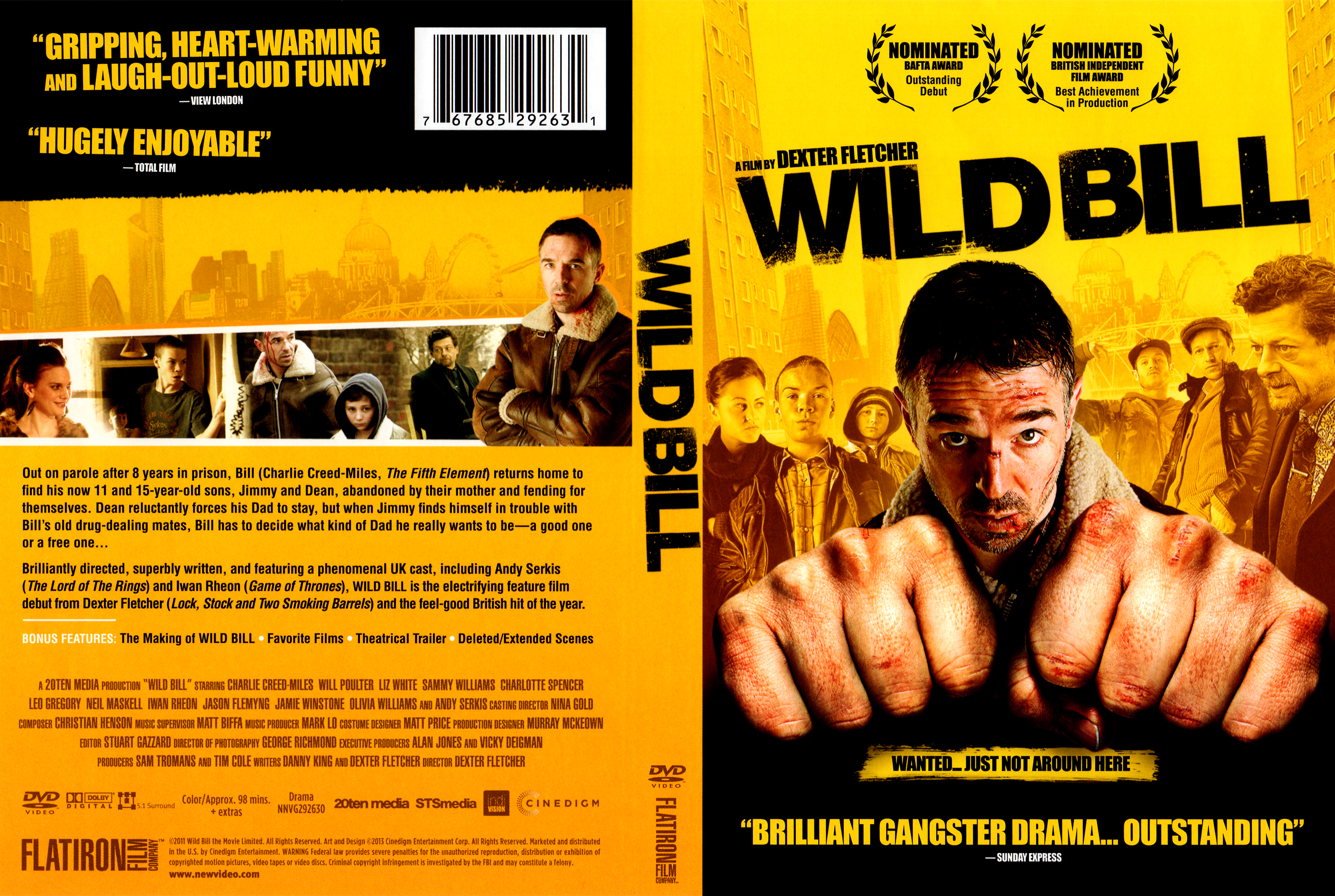 Jaquette DVD Wild Bill (2011) Zone 1