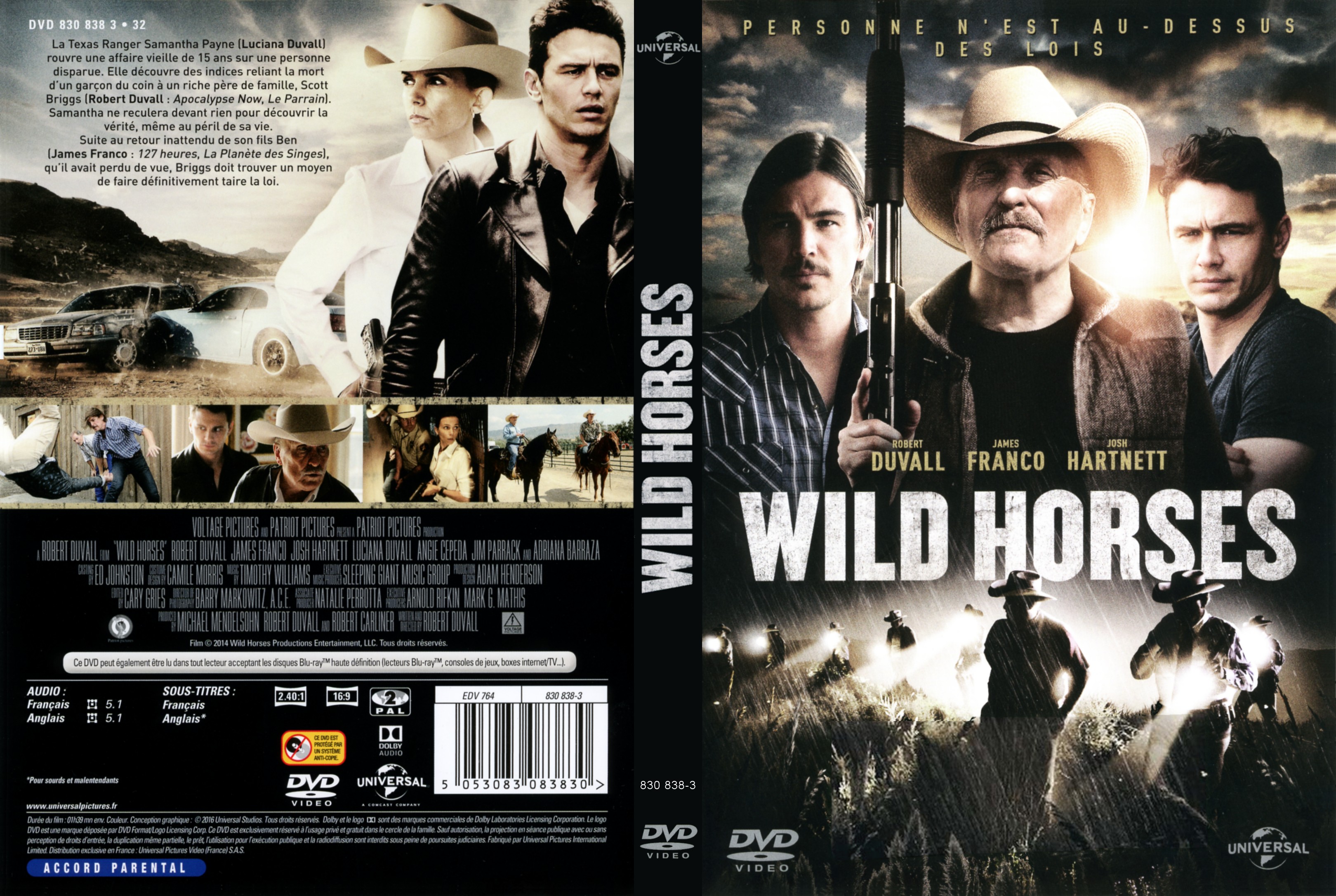 Jaquette DVD Wild Horses