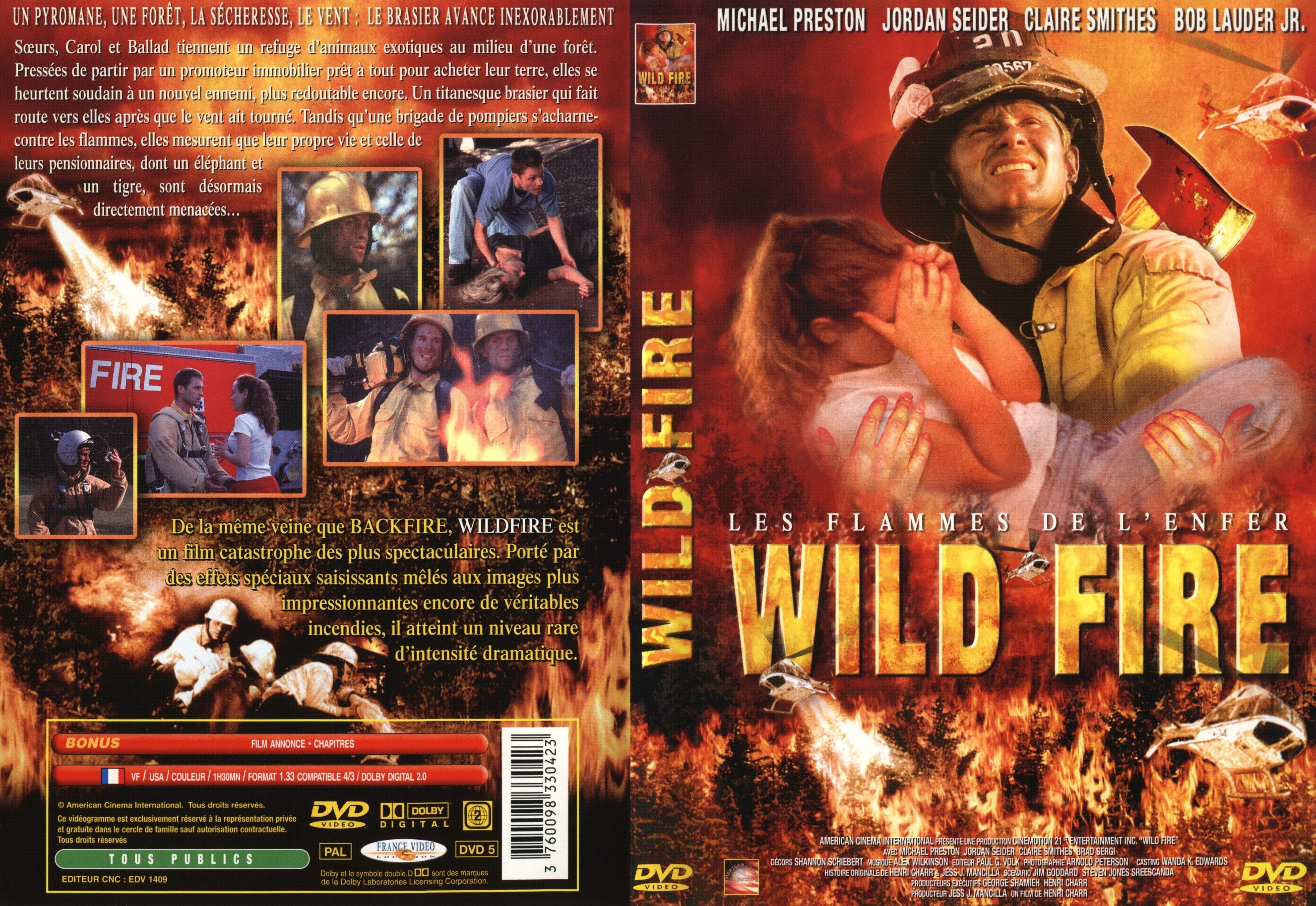 Jaquette DVD Wild fire