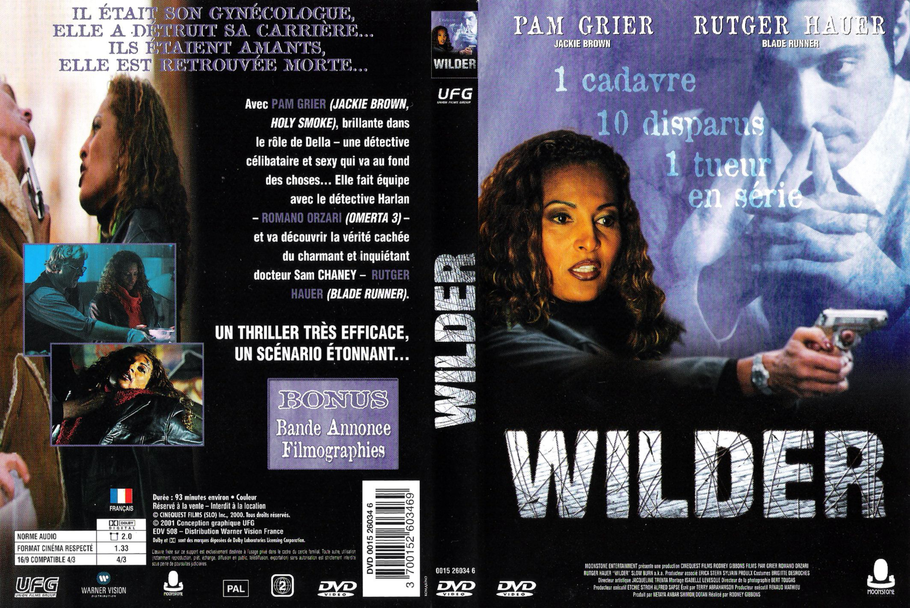 Jaquette DVD Wilder v2