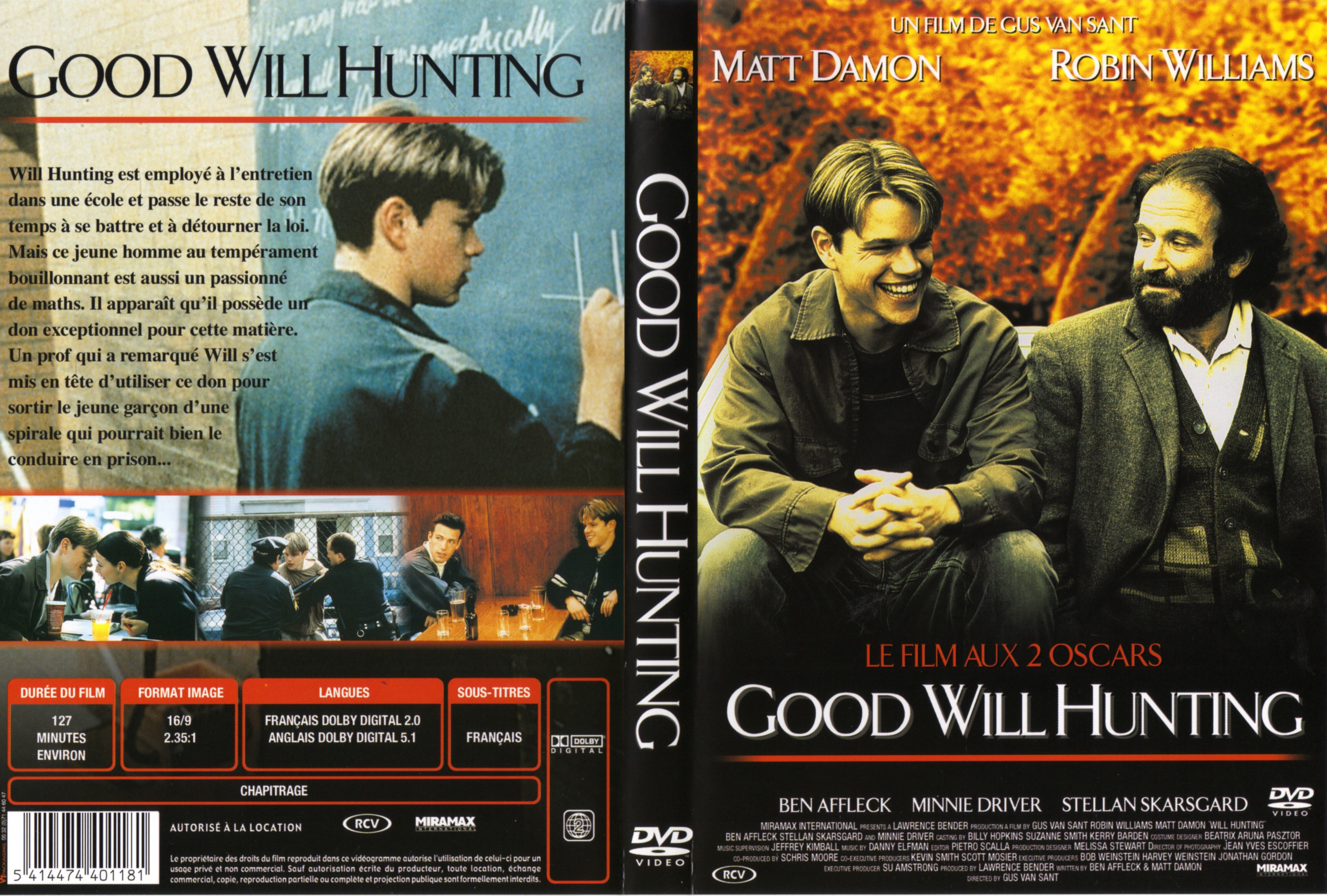 Jaquette DVD Will Hunting v2
