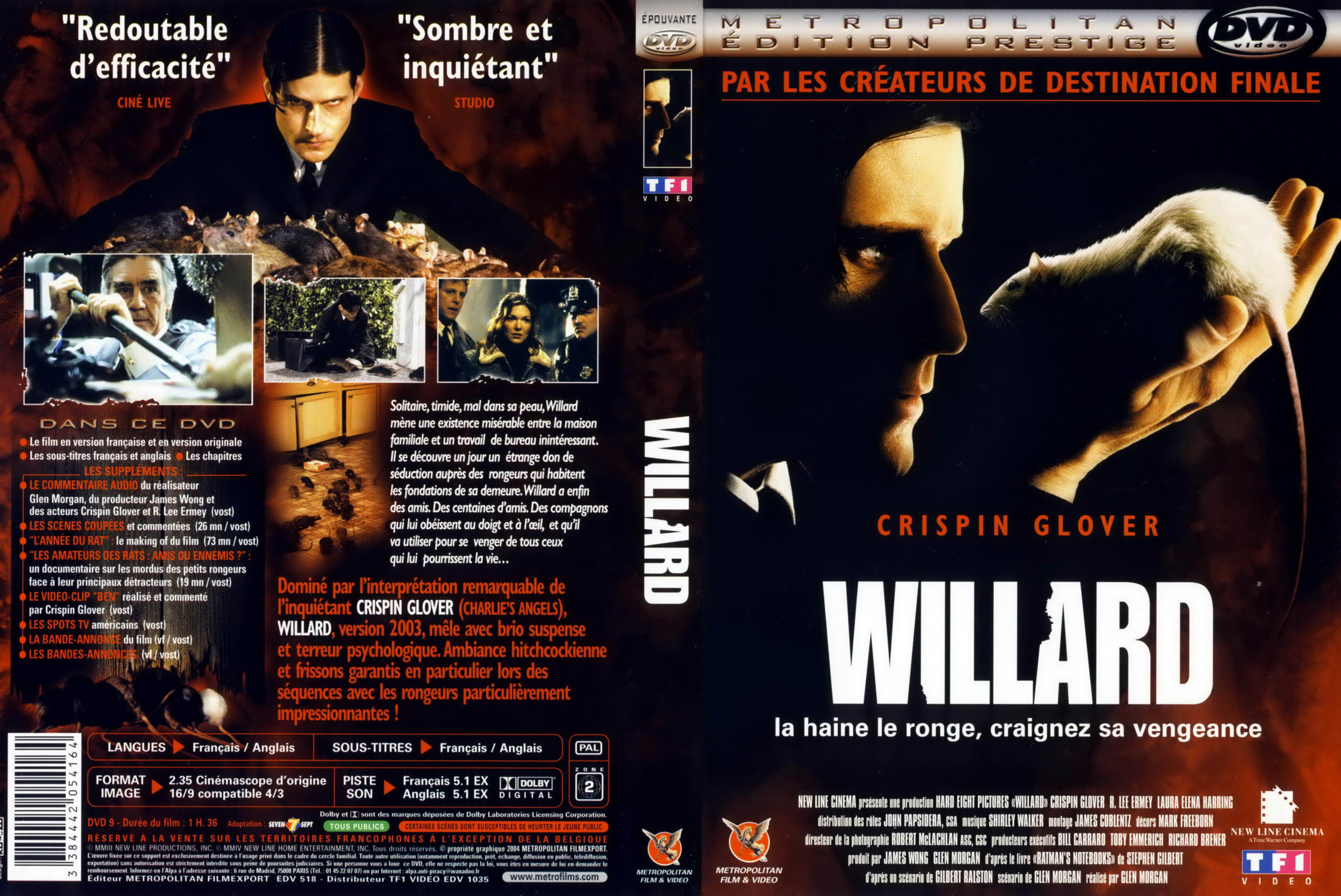 Jaquette DVD Willard