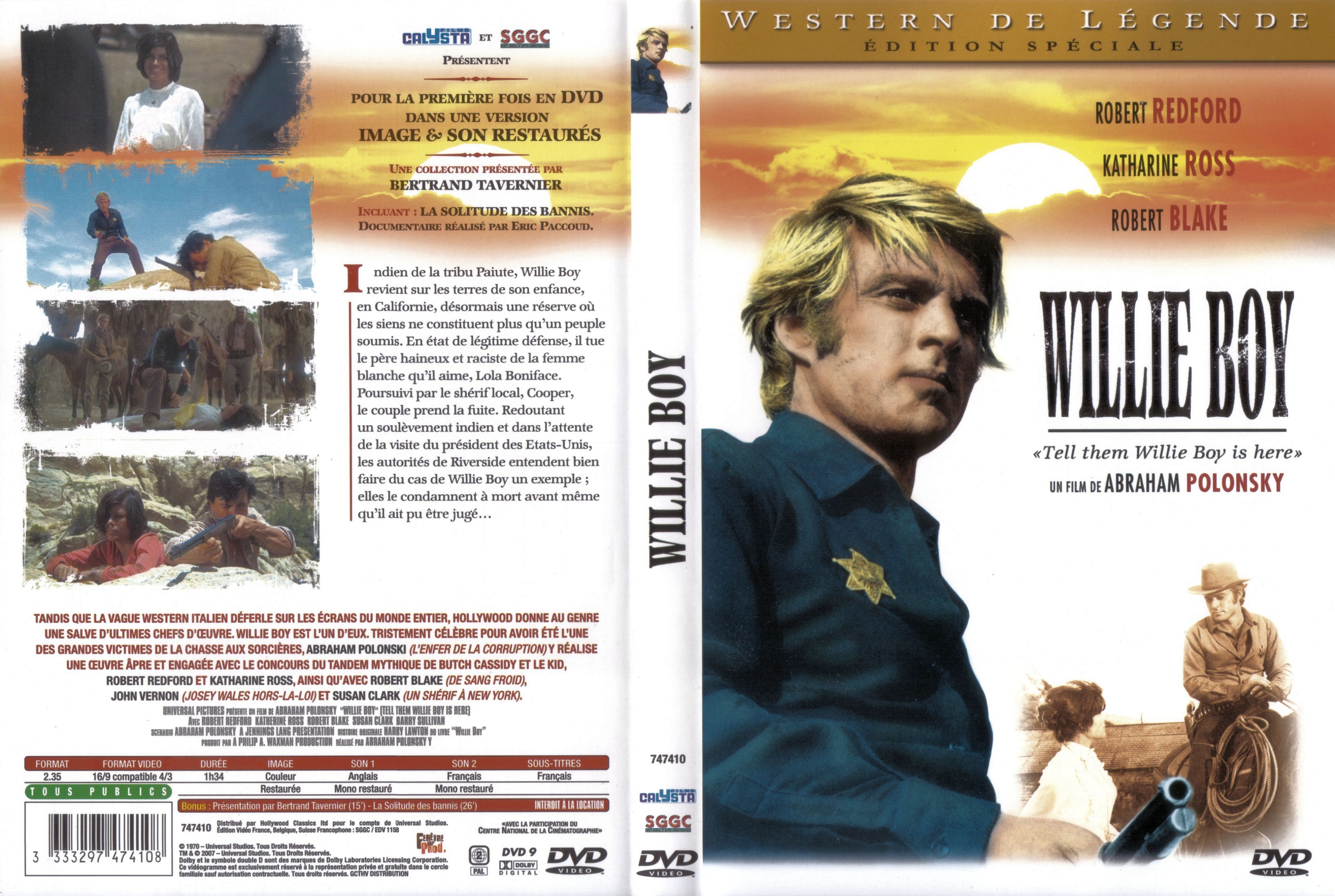 Jaquette DVD Willie Boy
