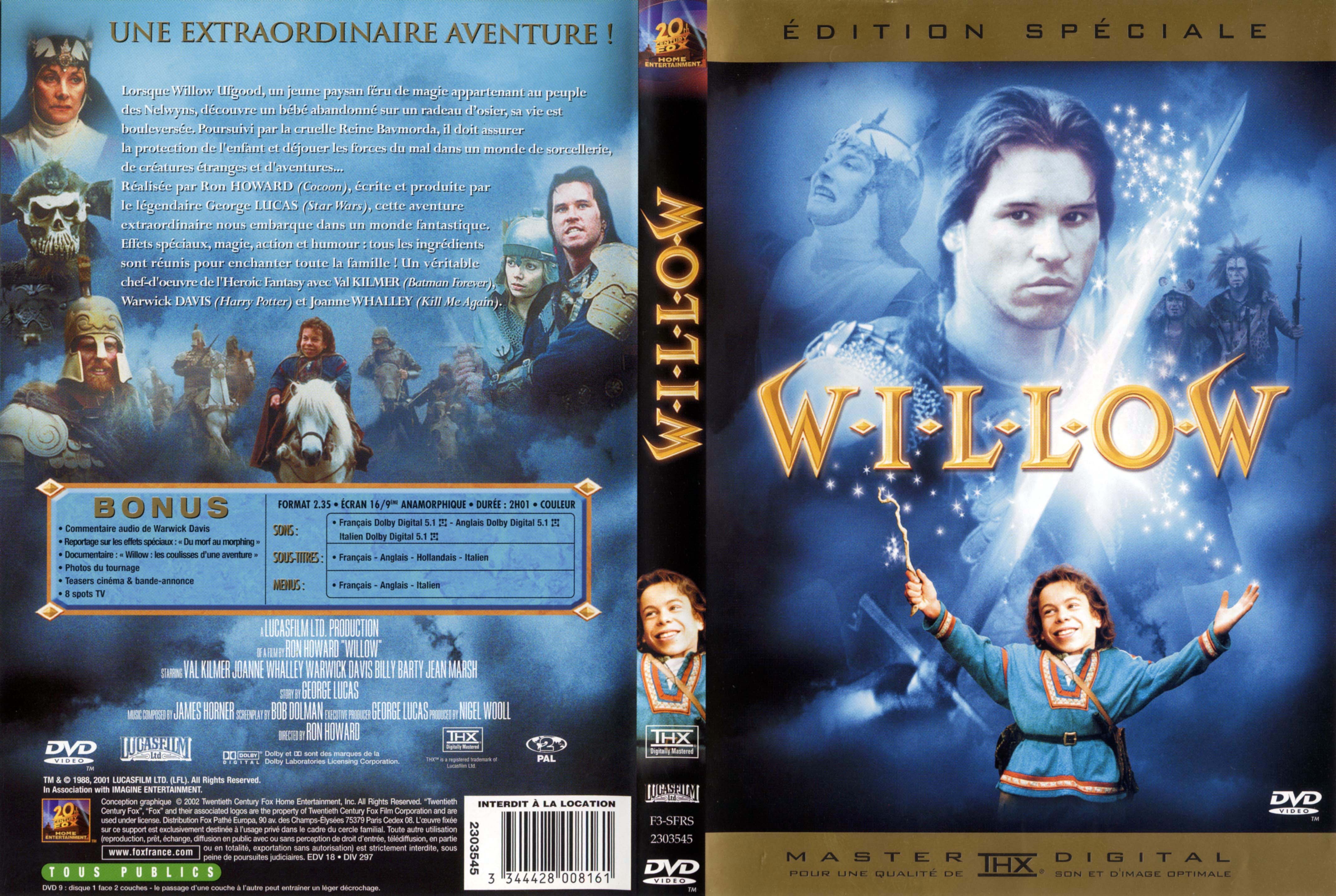 Jaquette DVD Willow