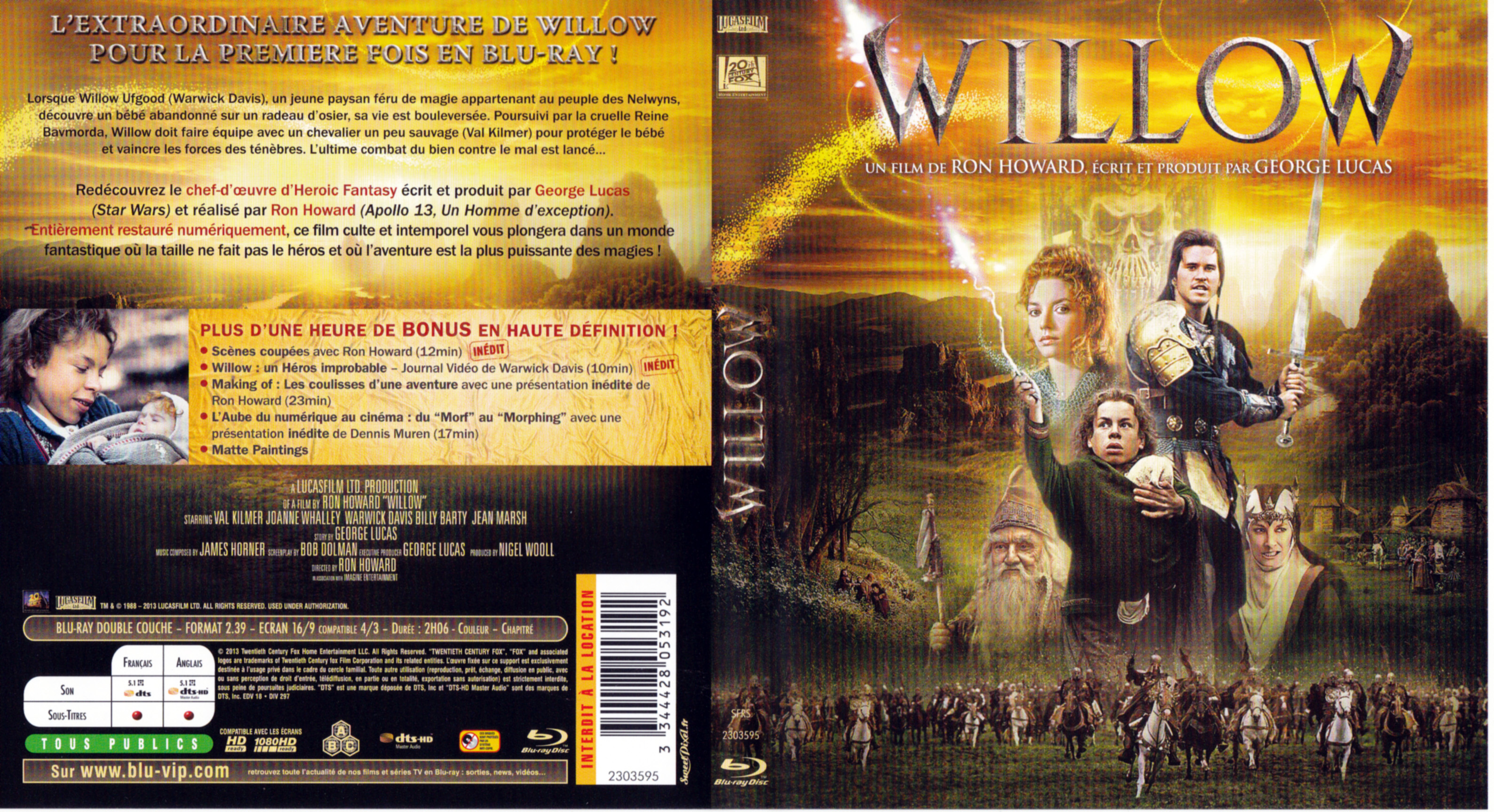 Jaquette DVD Willow (BLU-RAY) v2