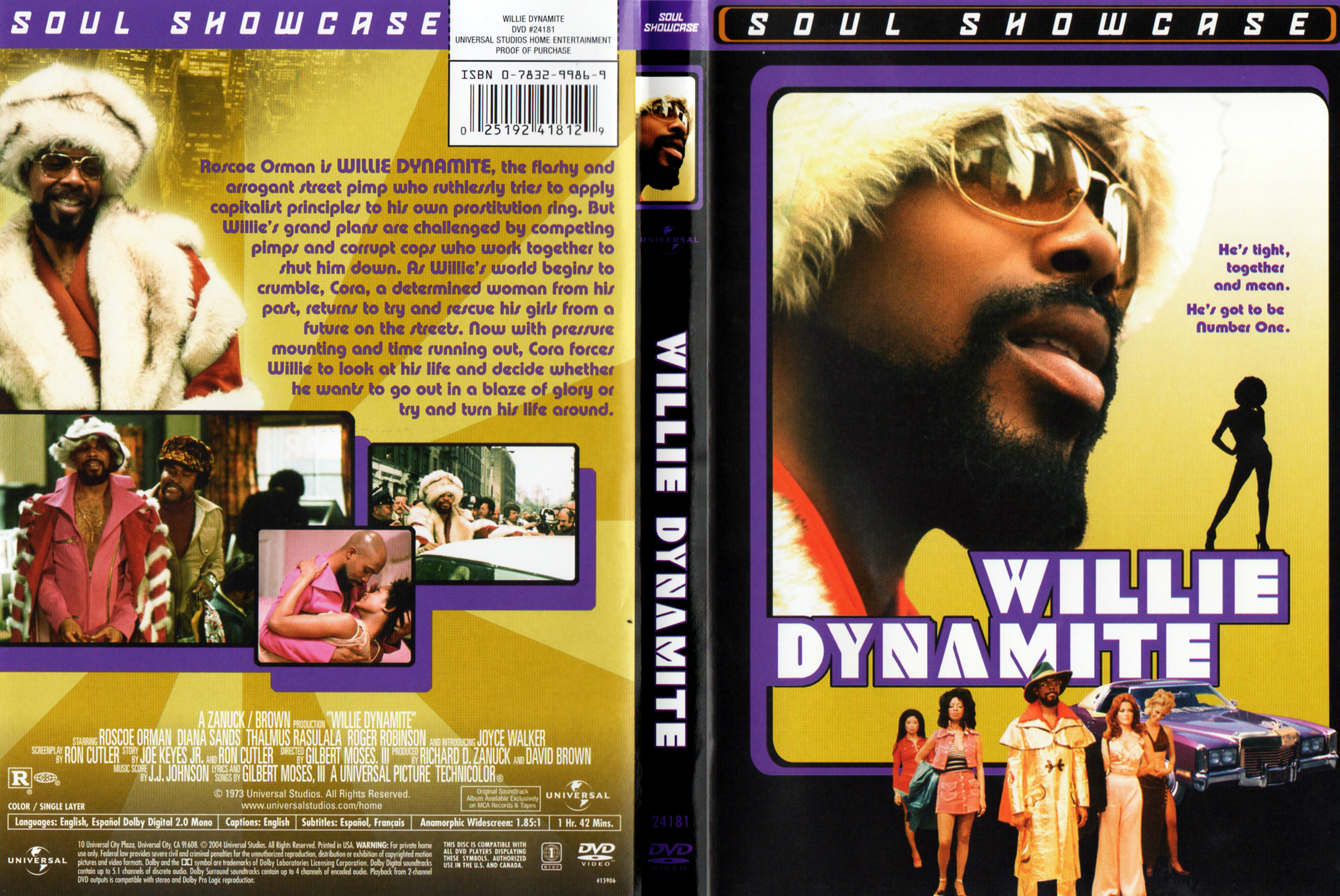 Jaquette DVD Willy Dynamite Zone 1
