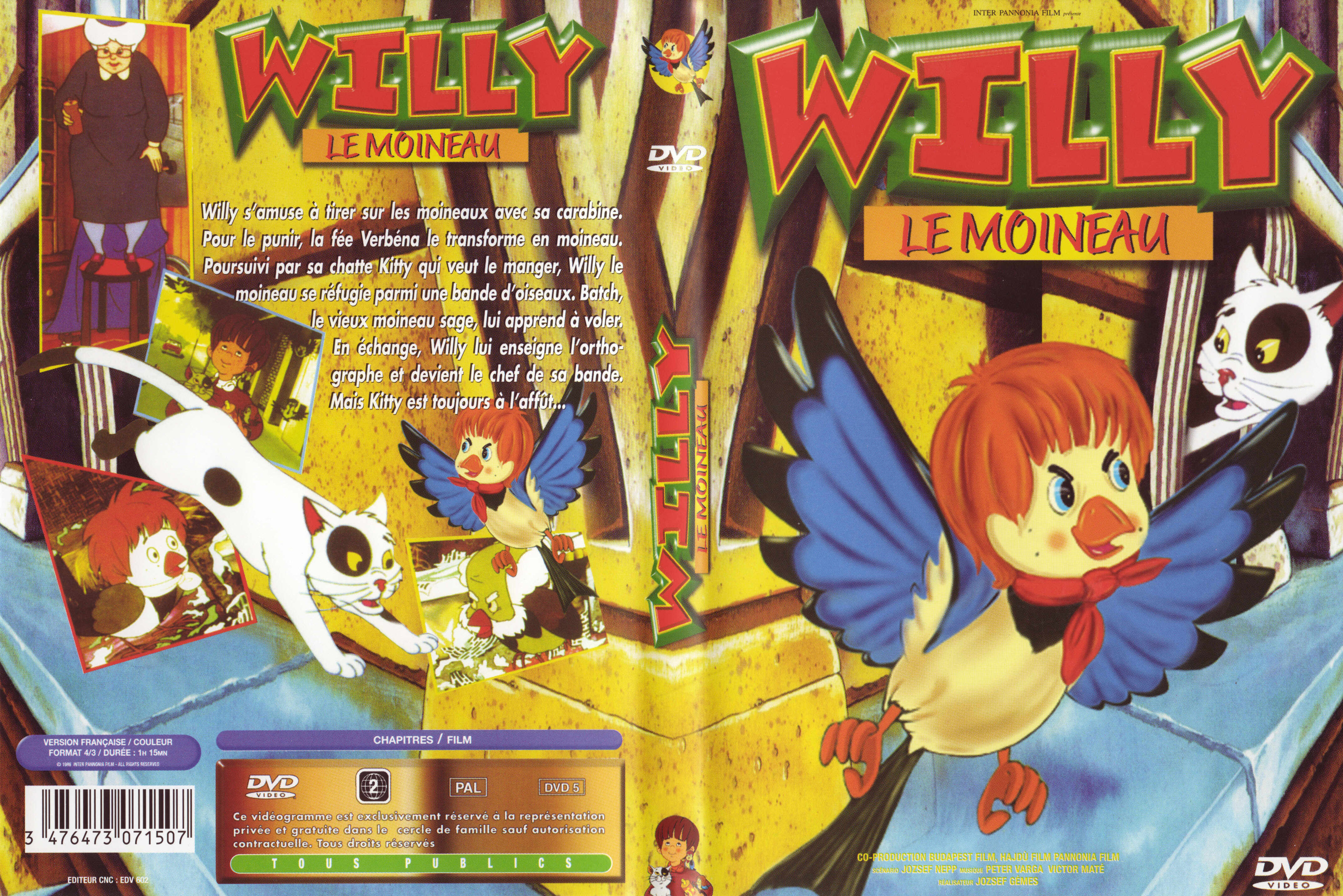Jaquette DVD Willy le moineau