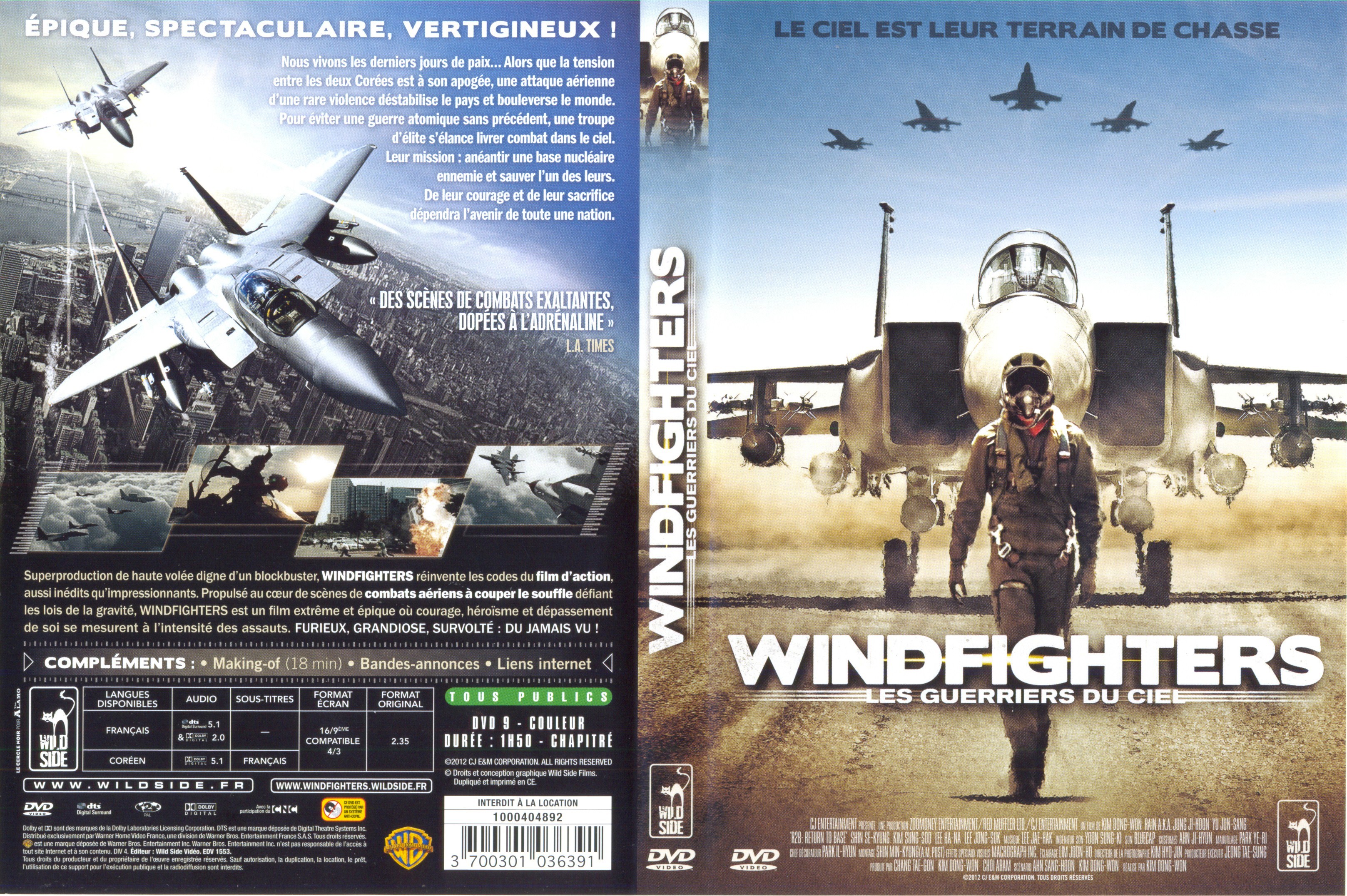 Jaquette DVD Windfighters Les Guerriers du ciel