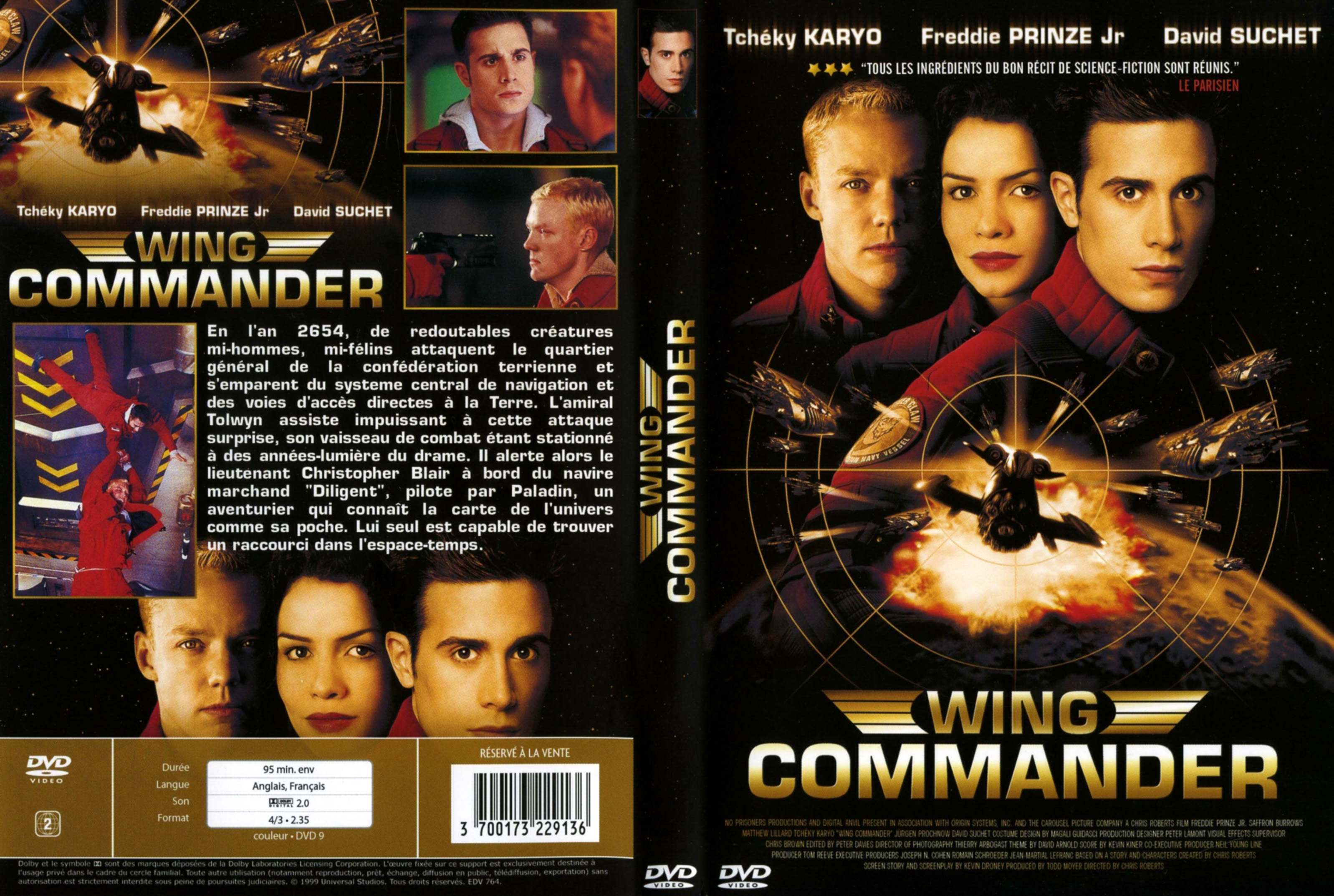 Jaquette DVD Wing commander