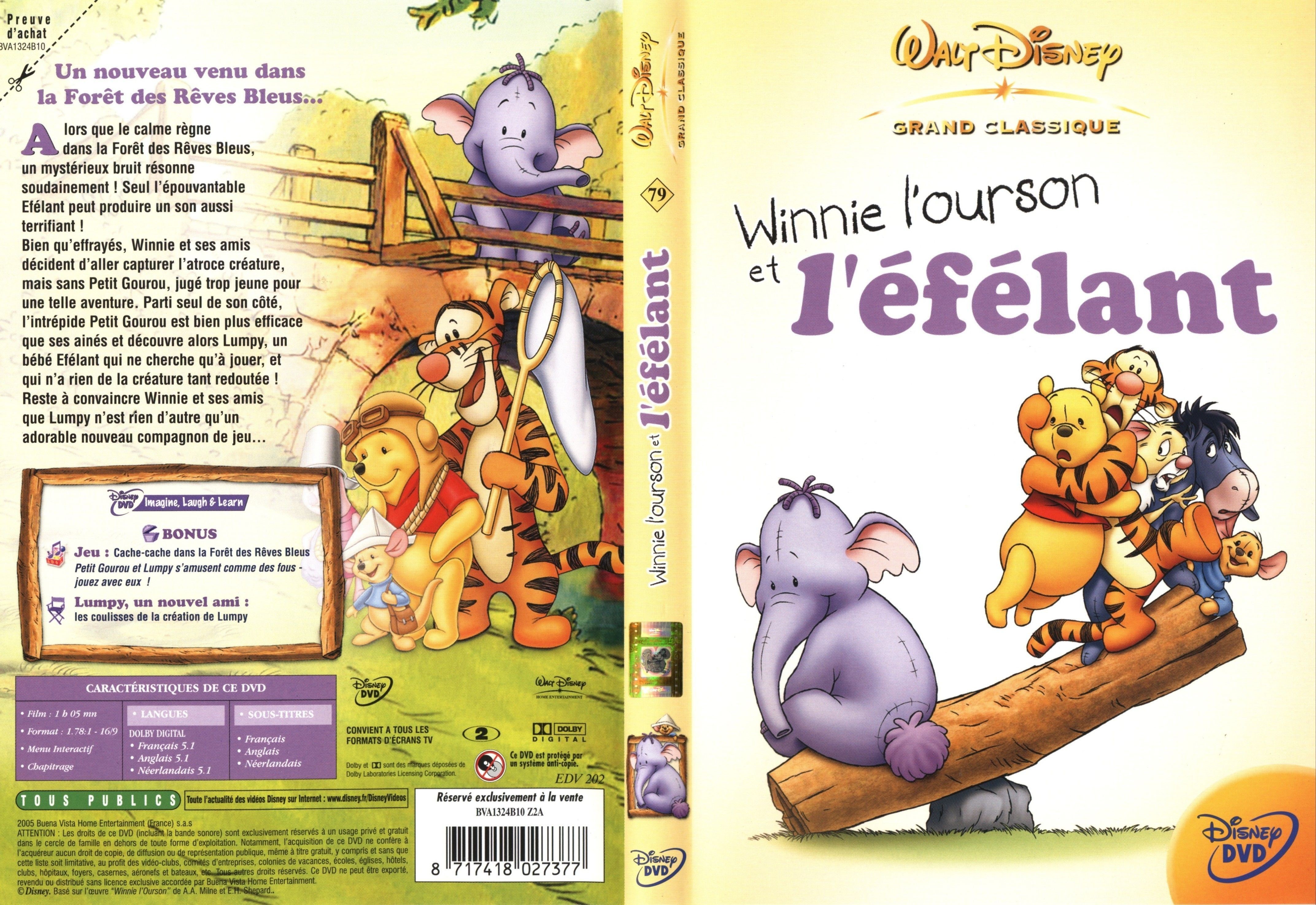 Jaquette DVD Winnie et l