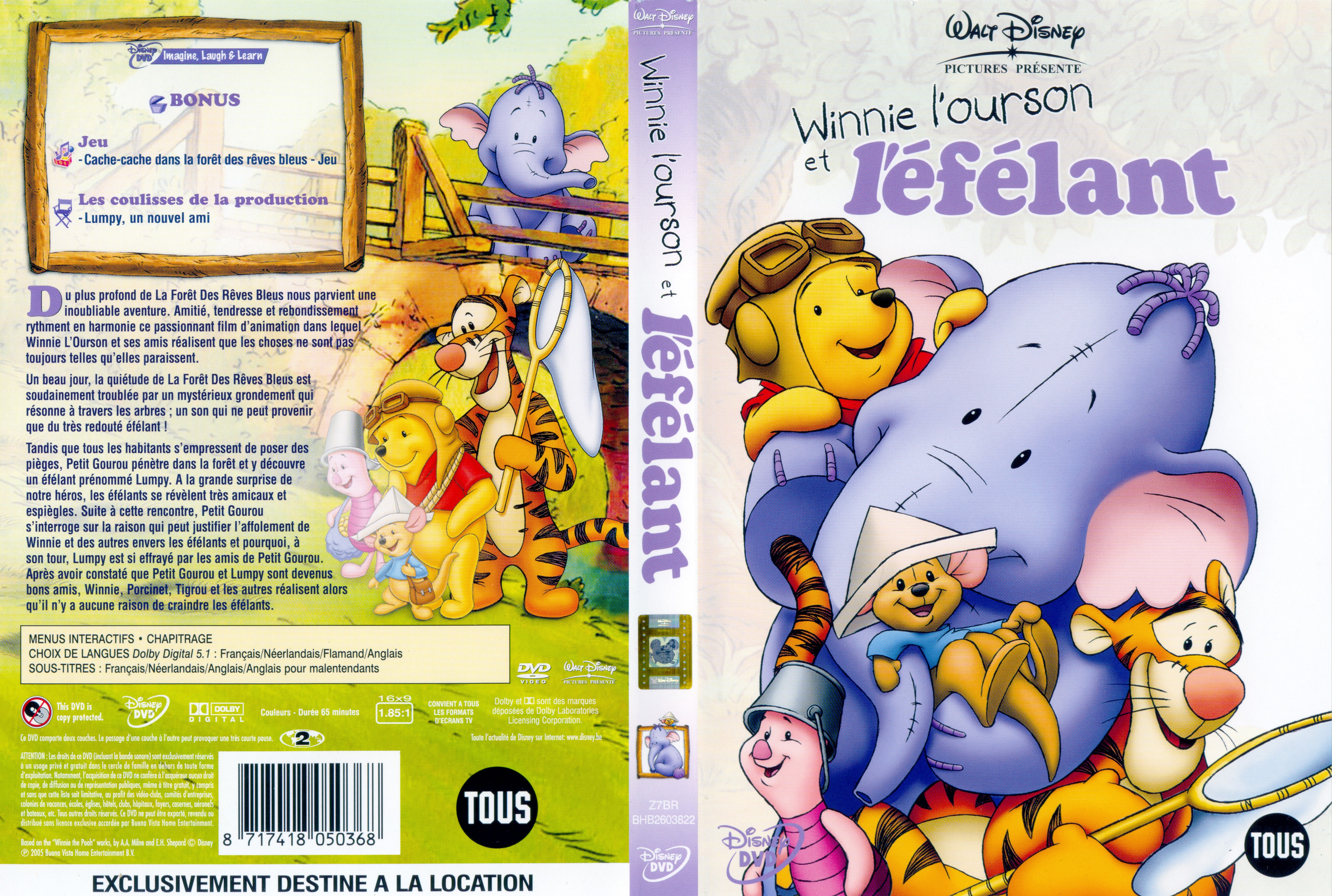 Jaquette DVD Winnie et l