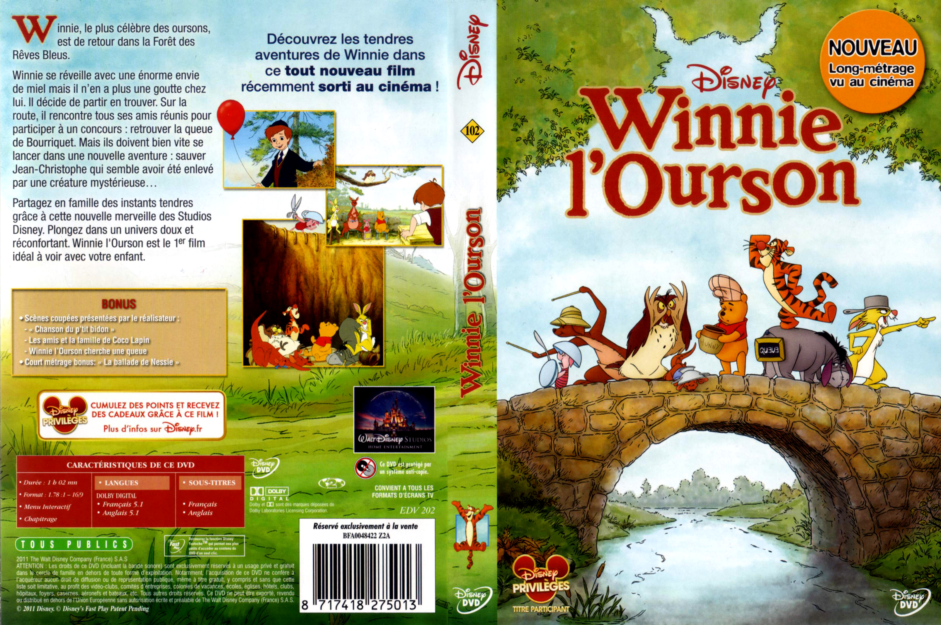 Jaquette DVD Winnie l