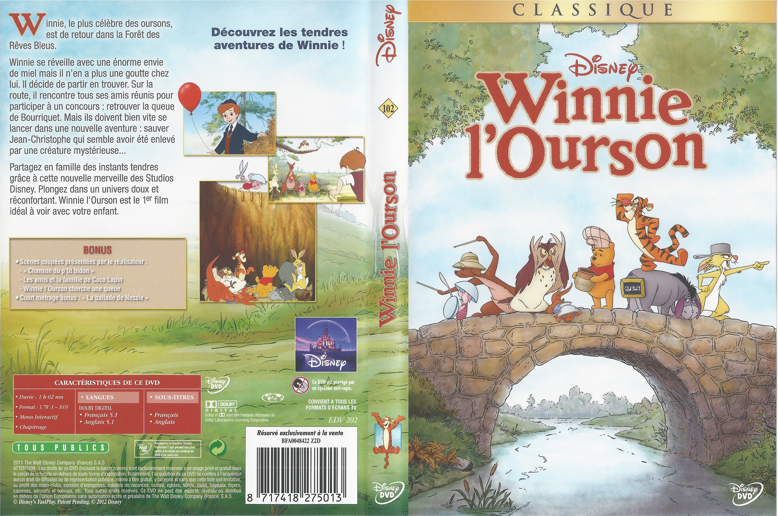 Jaquette DVD Winnie l