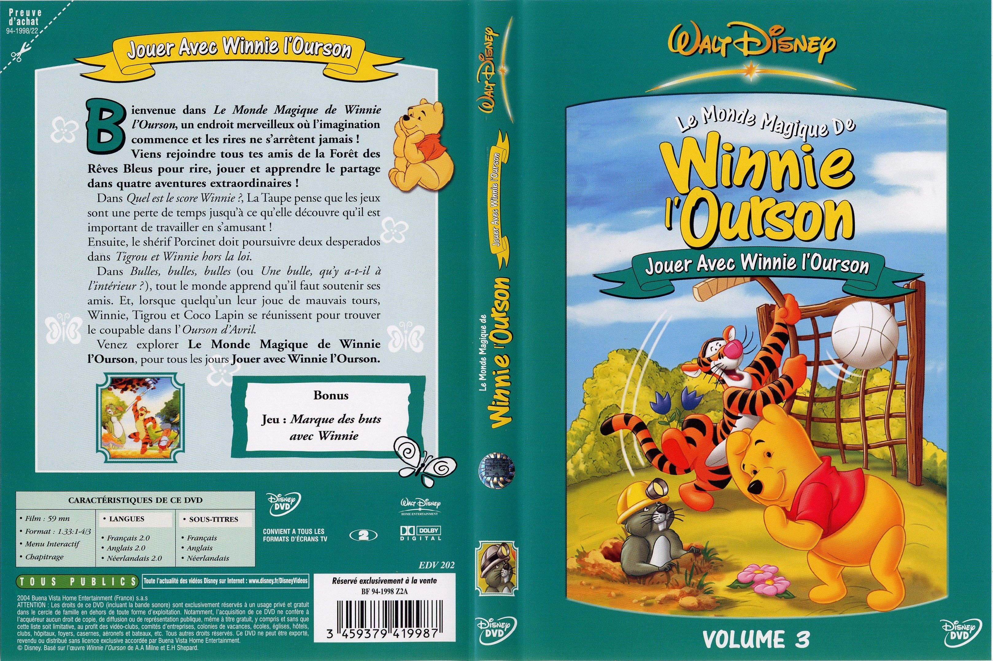 Jaquette DVD Winnie l