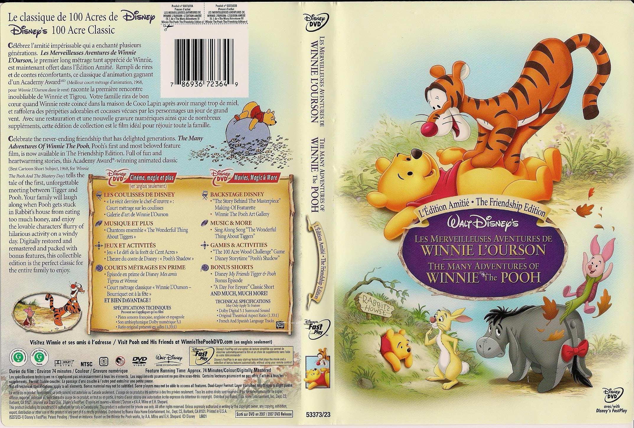 Jaquette DVD Winnie l