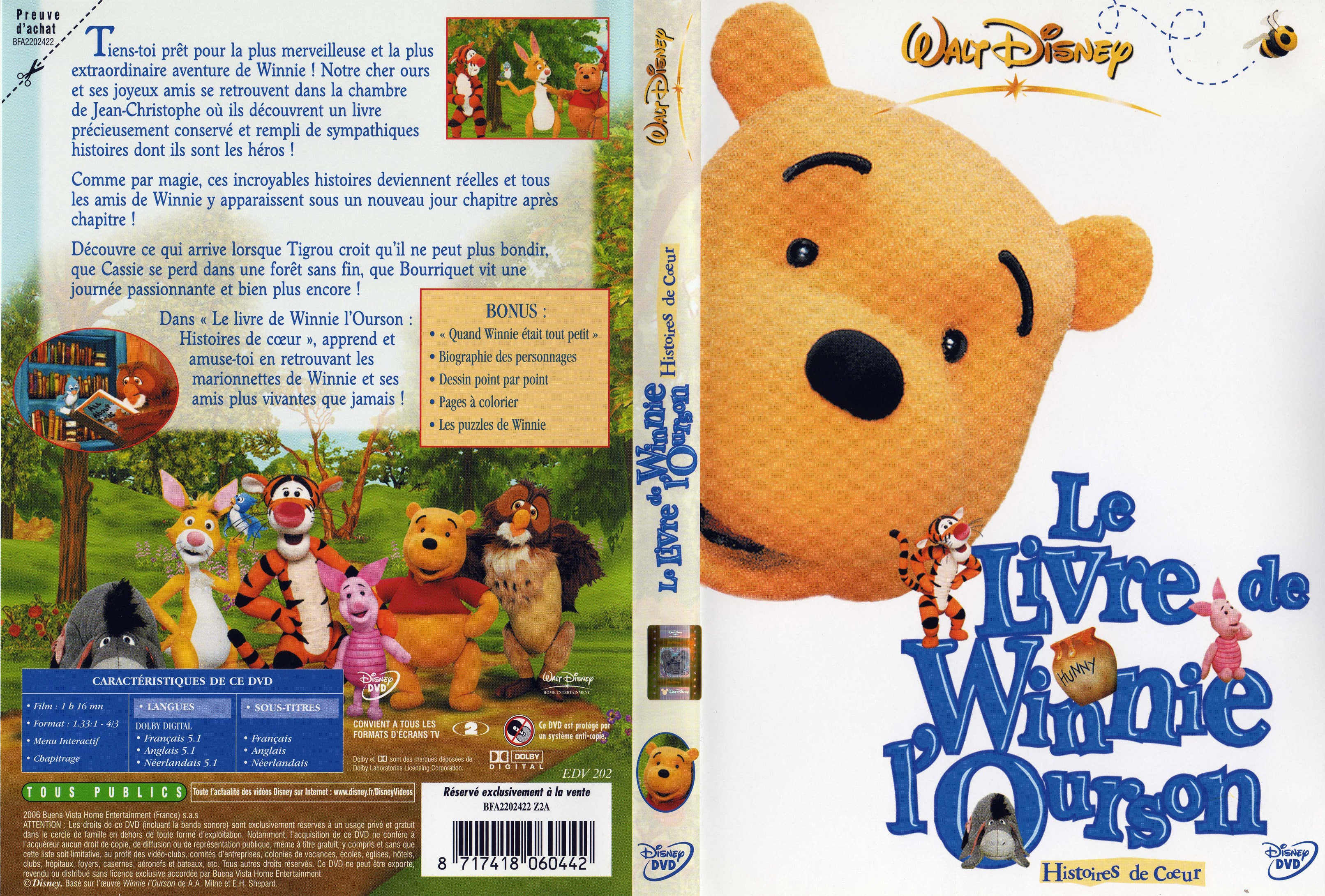 Jaquette DVD Winnie l