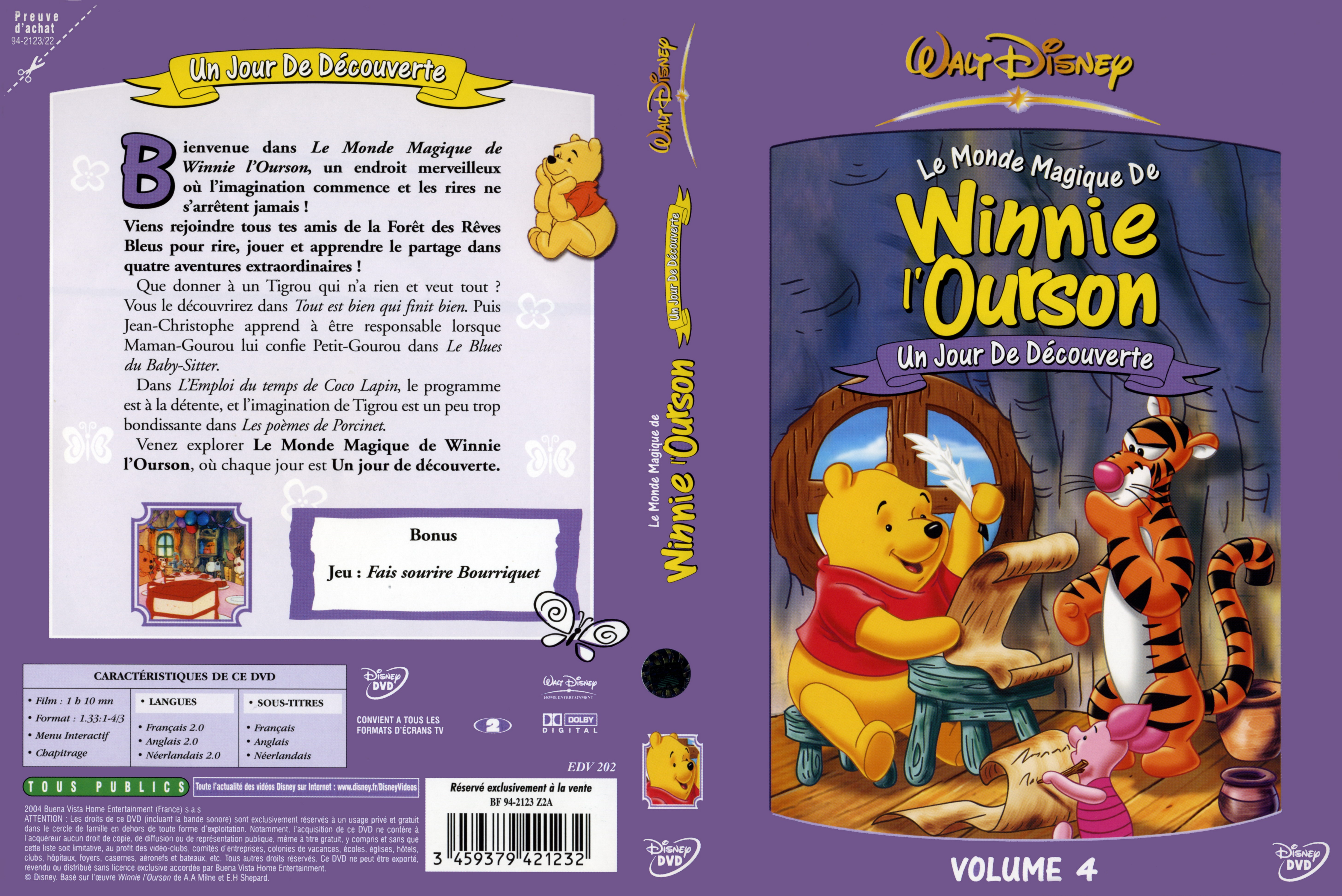 Jaquette DVD Winnie l