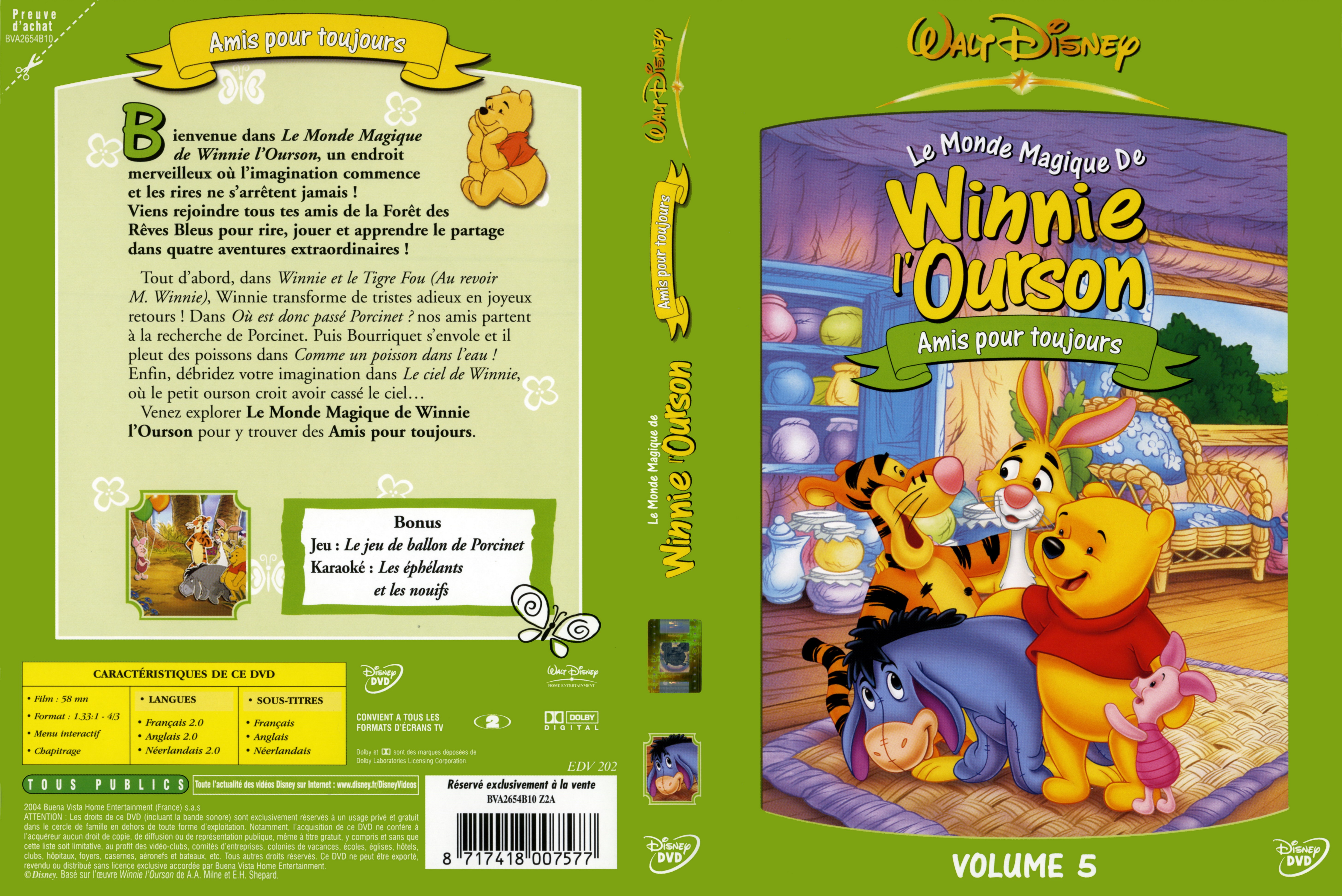 Jaquette DVD Winnie l