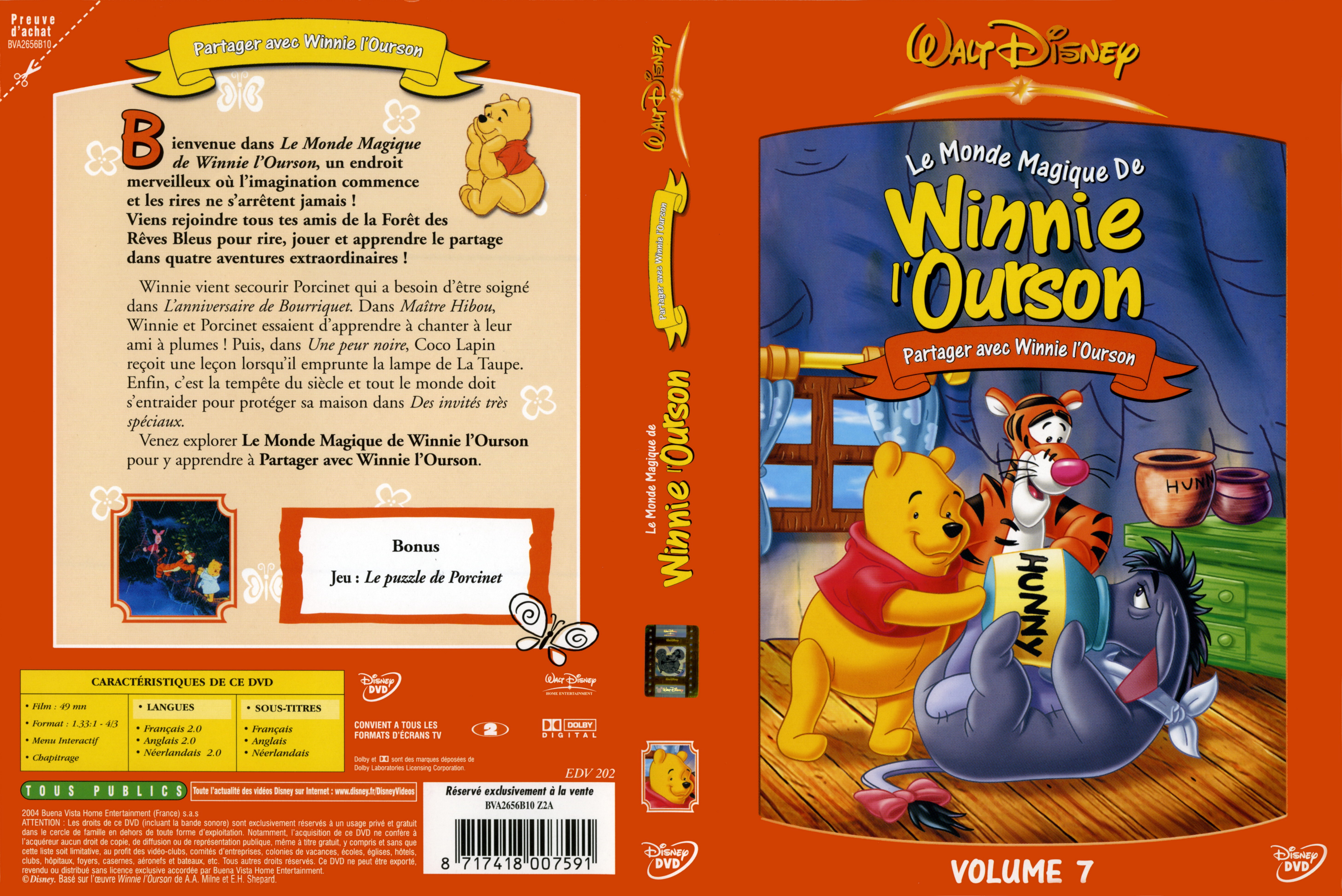 Jaquette DVD Winnie l