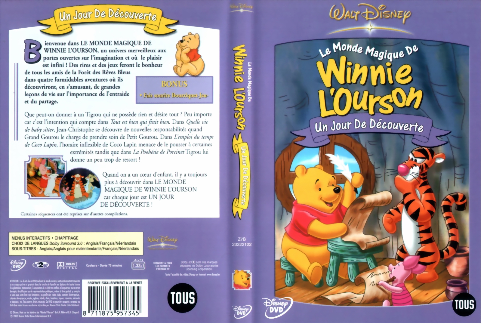 Jaquette DVD Winnie l