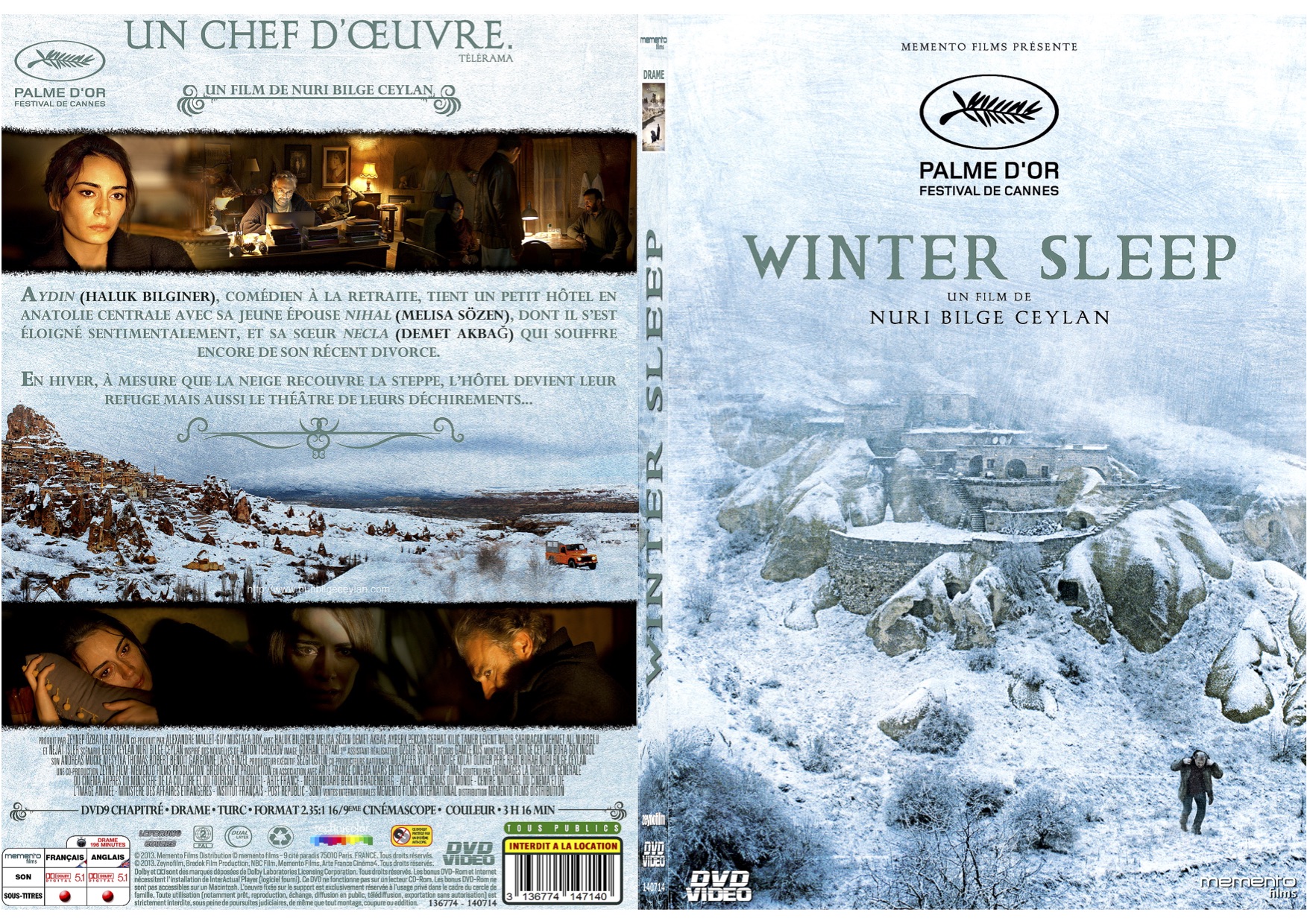 Jaquette DVD Winter Sleep custom - SLIM