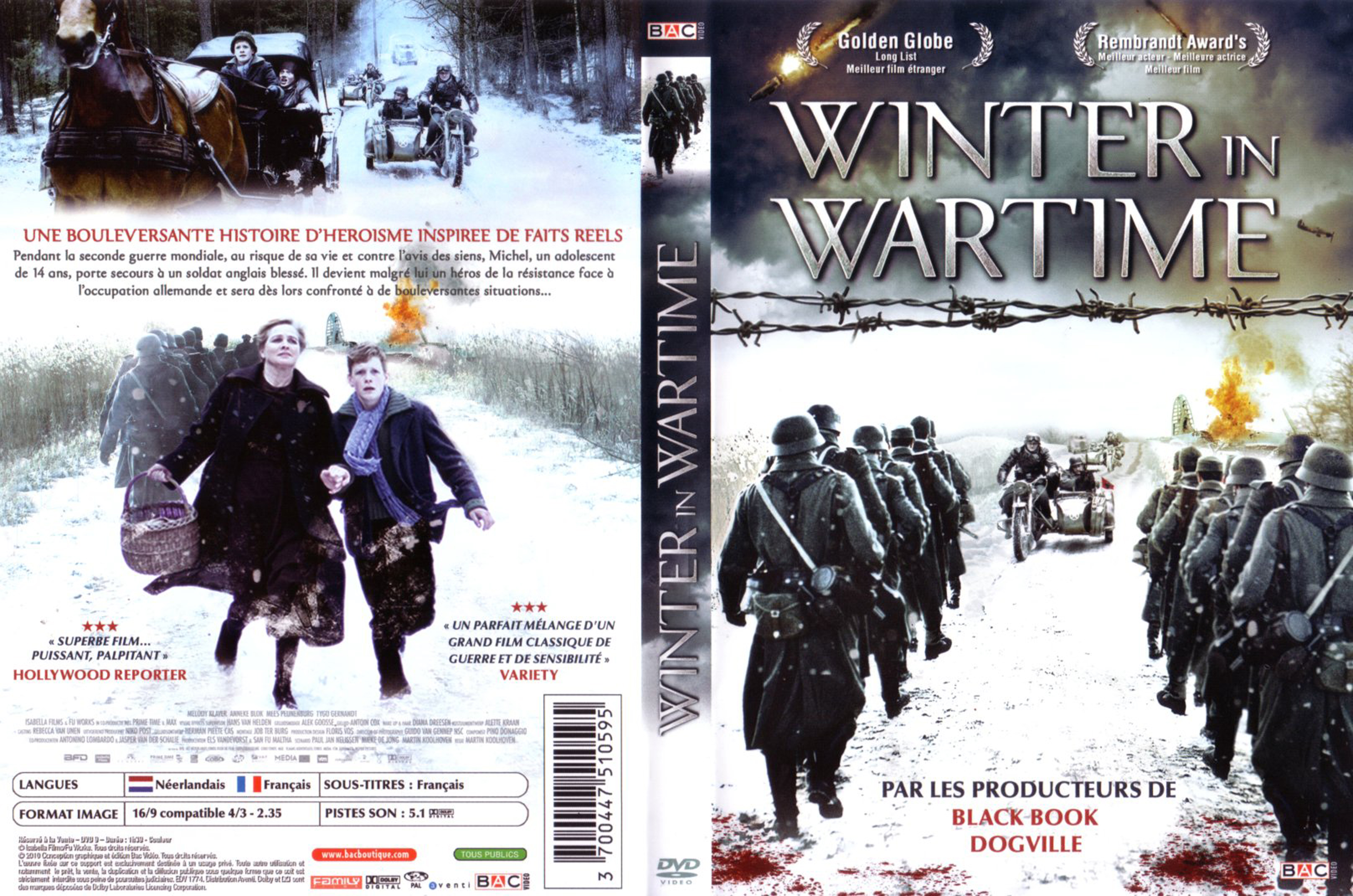 Jaquette DVD Winter in wartime