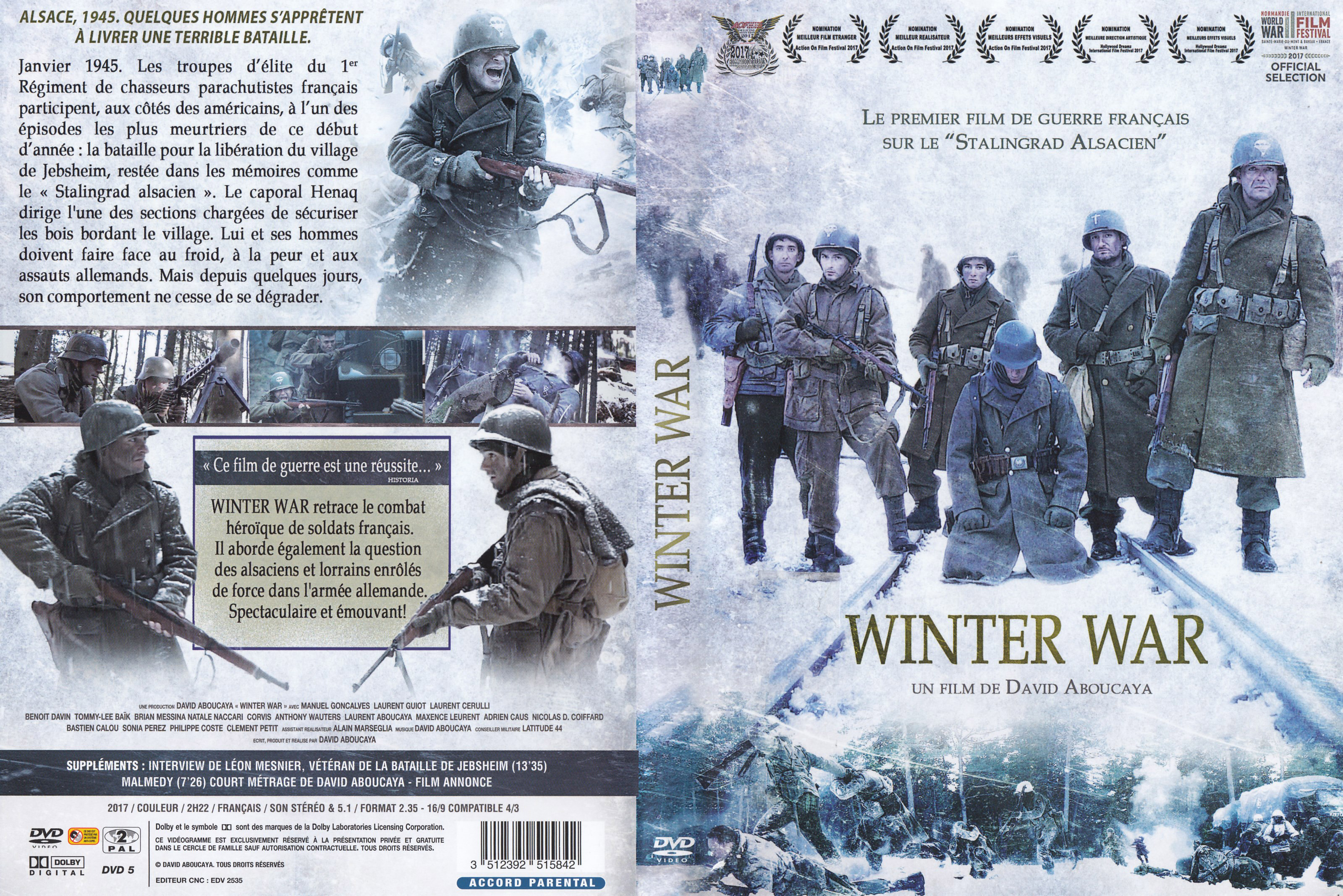 Jaquette DVD Winter war