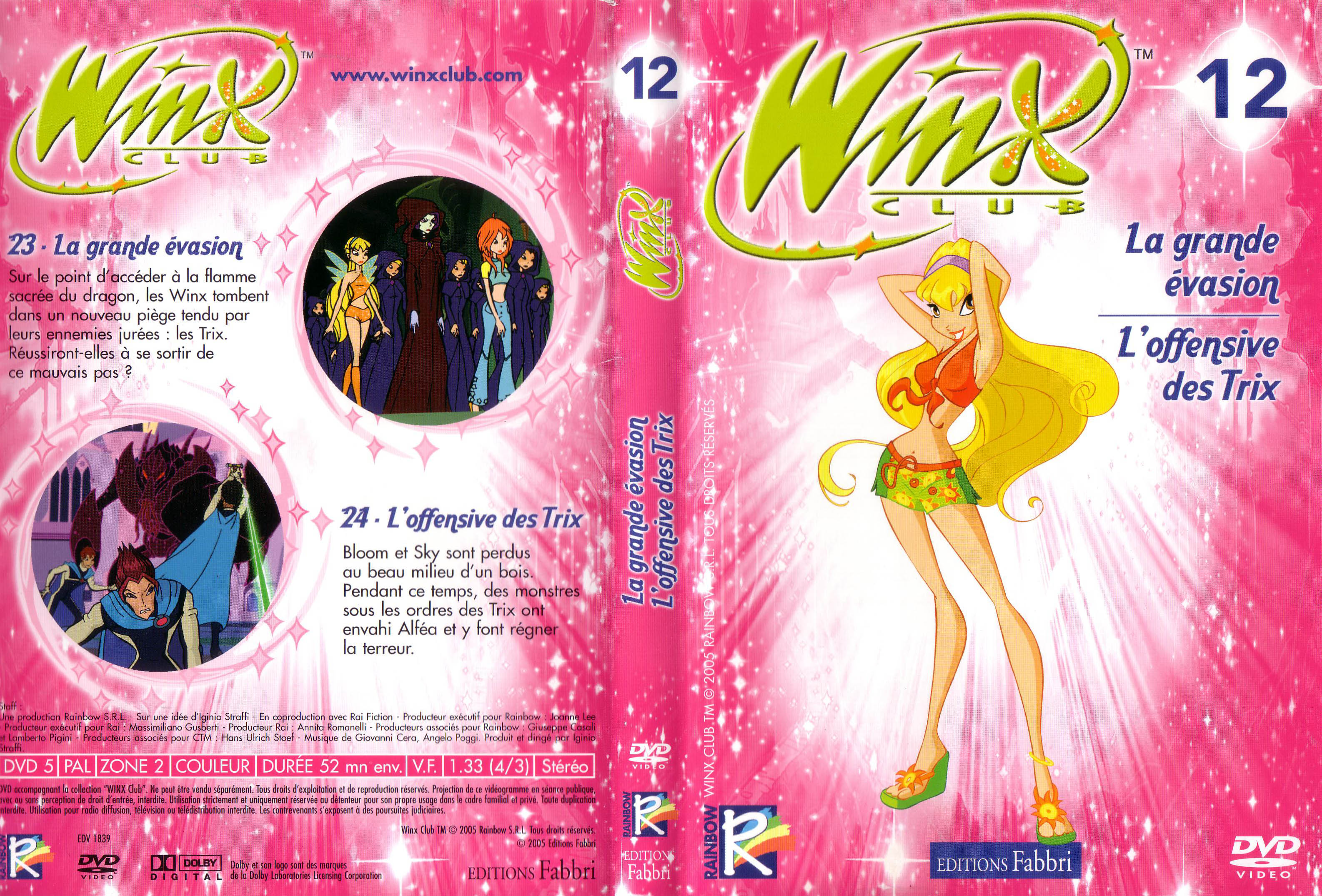 Jaquette DVD Winx Club vol 12