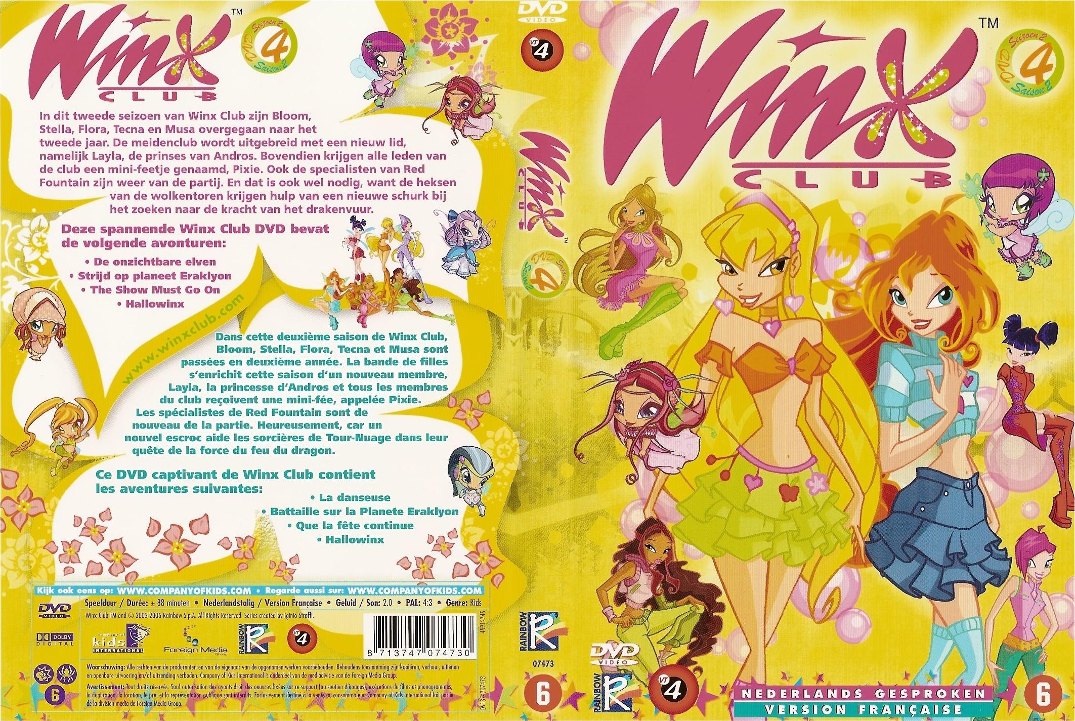 Jaquette DVD Winx Saison 2 vol 4