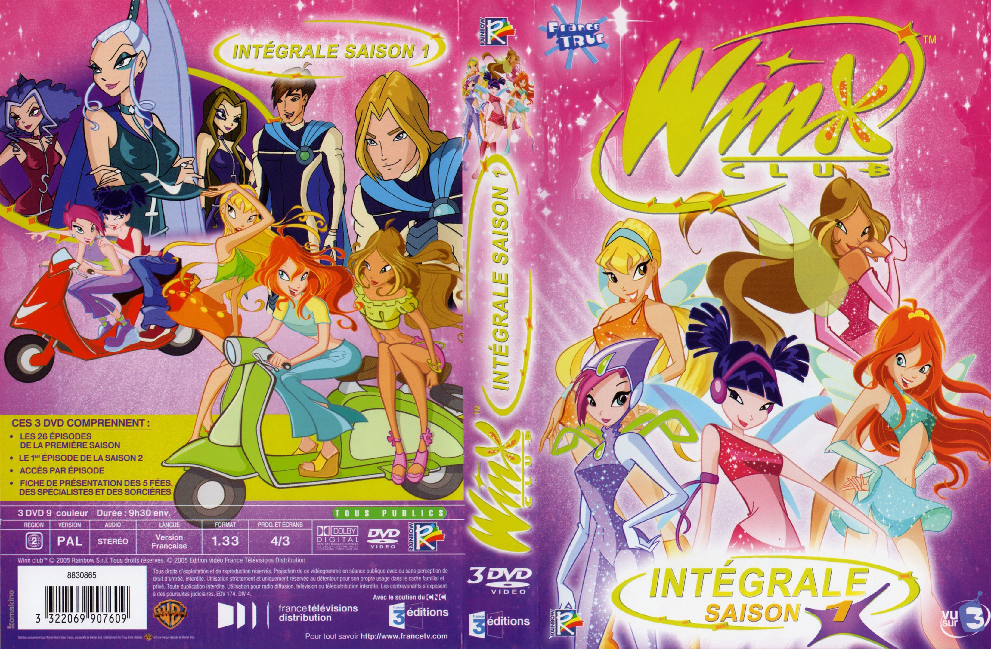 Jaquette DVD Winx club Saison 1 COFFRET