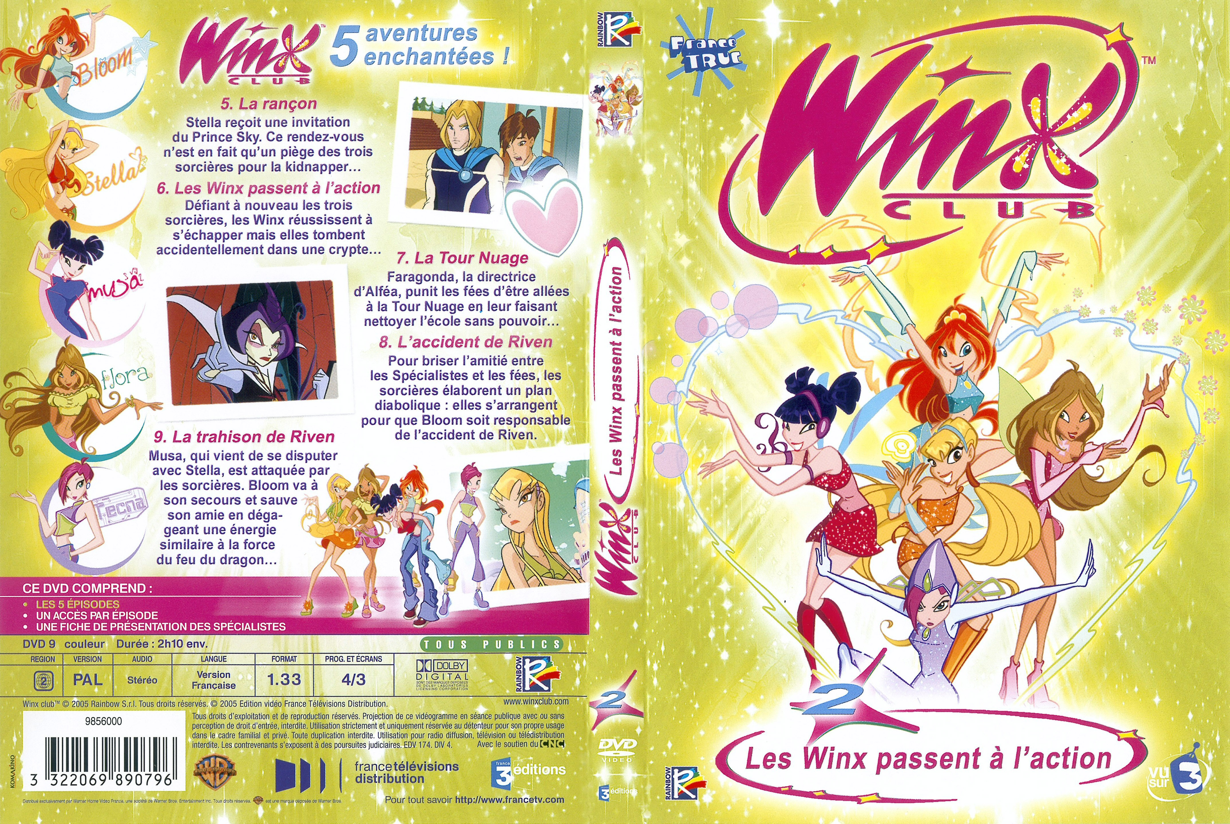 Jaquette DVD Winx club saison 1 vol 2