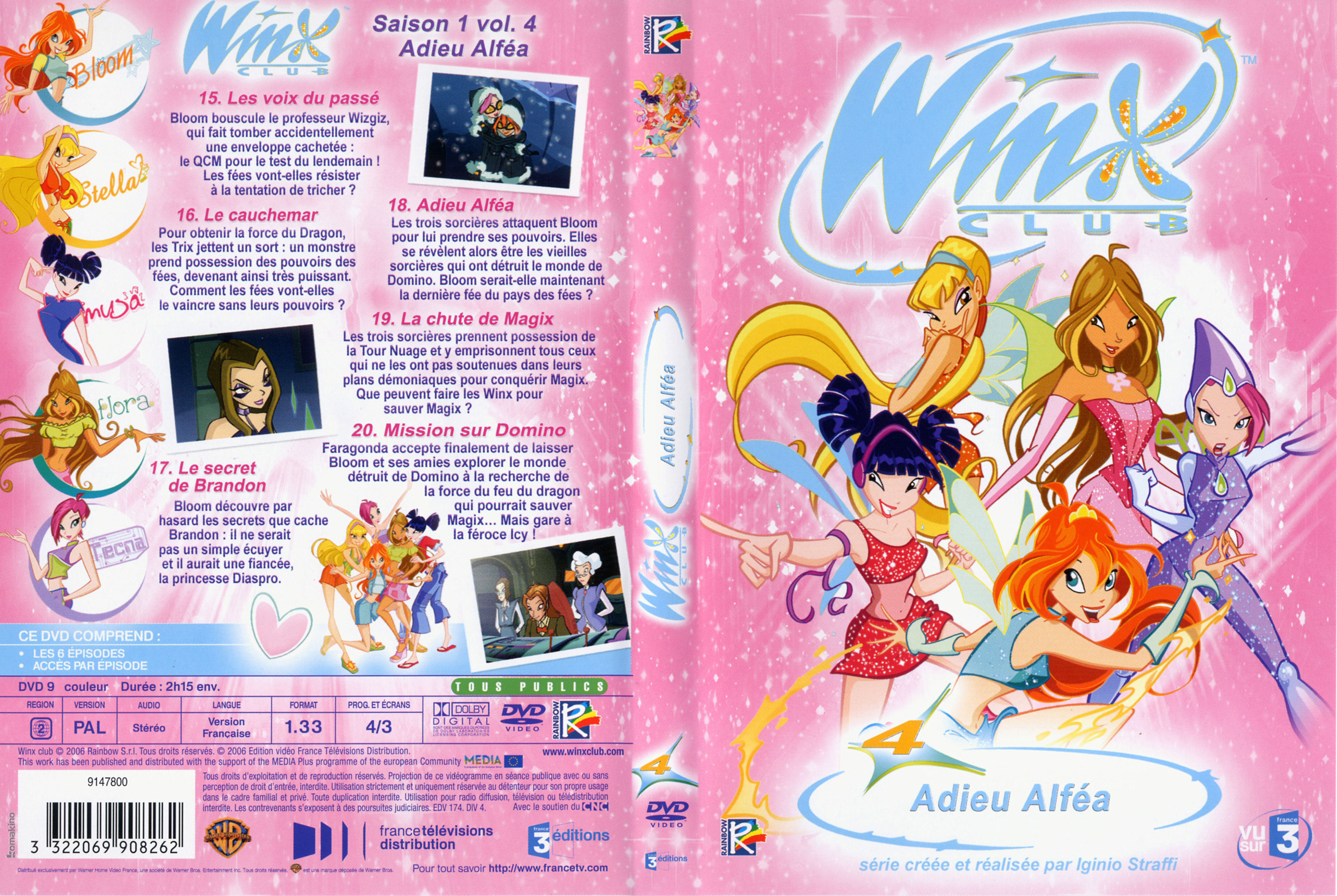 Jaquette DVD Winx club saison 1 vol 4