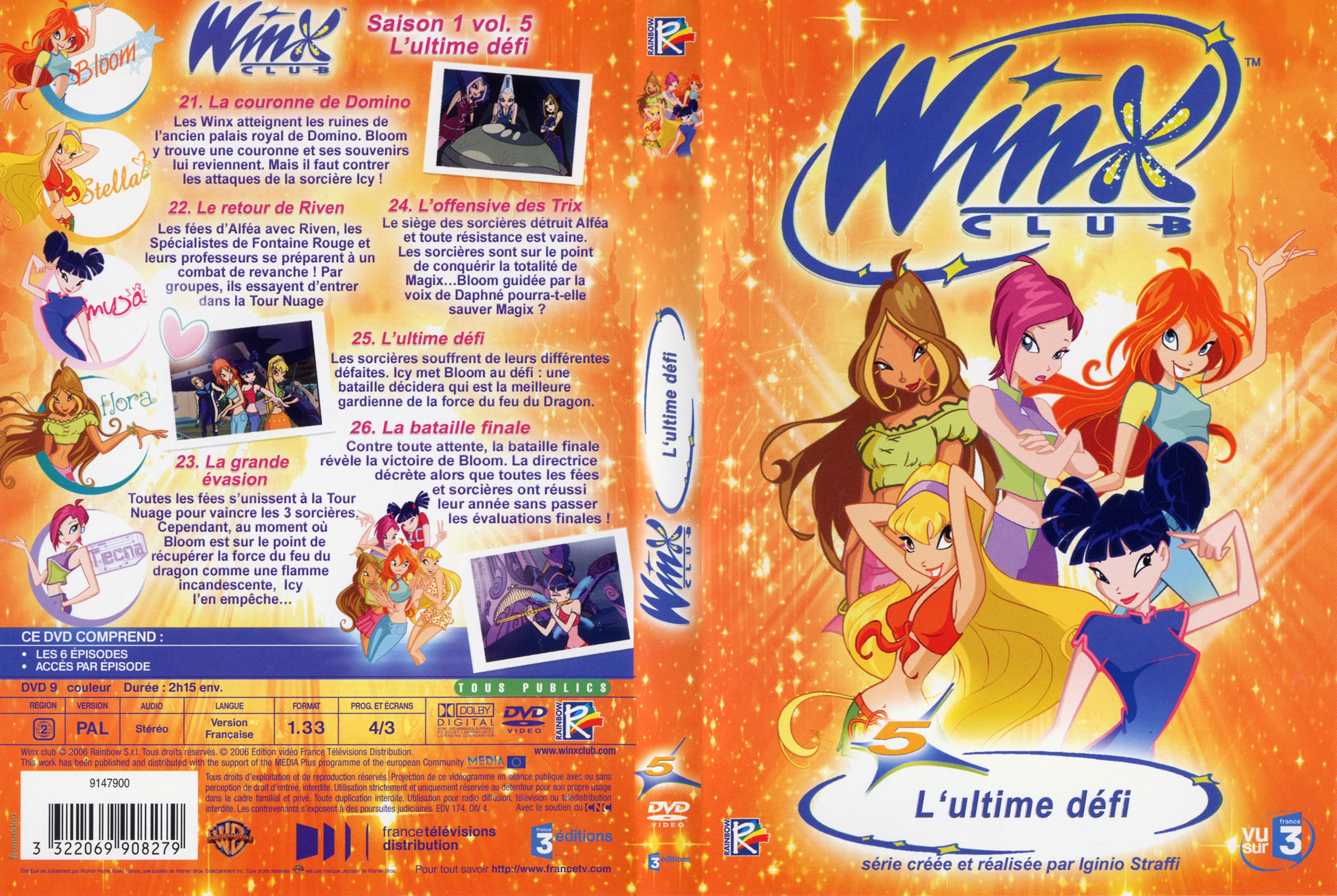 Jaquette DVD Winx club saison 1 vol 5