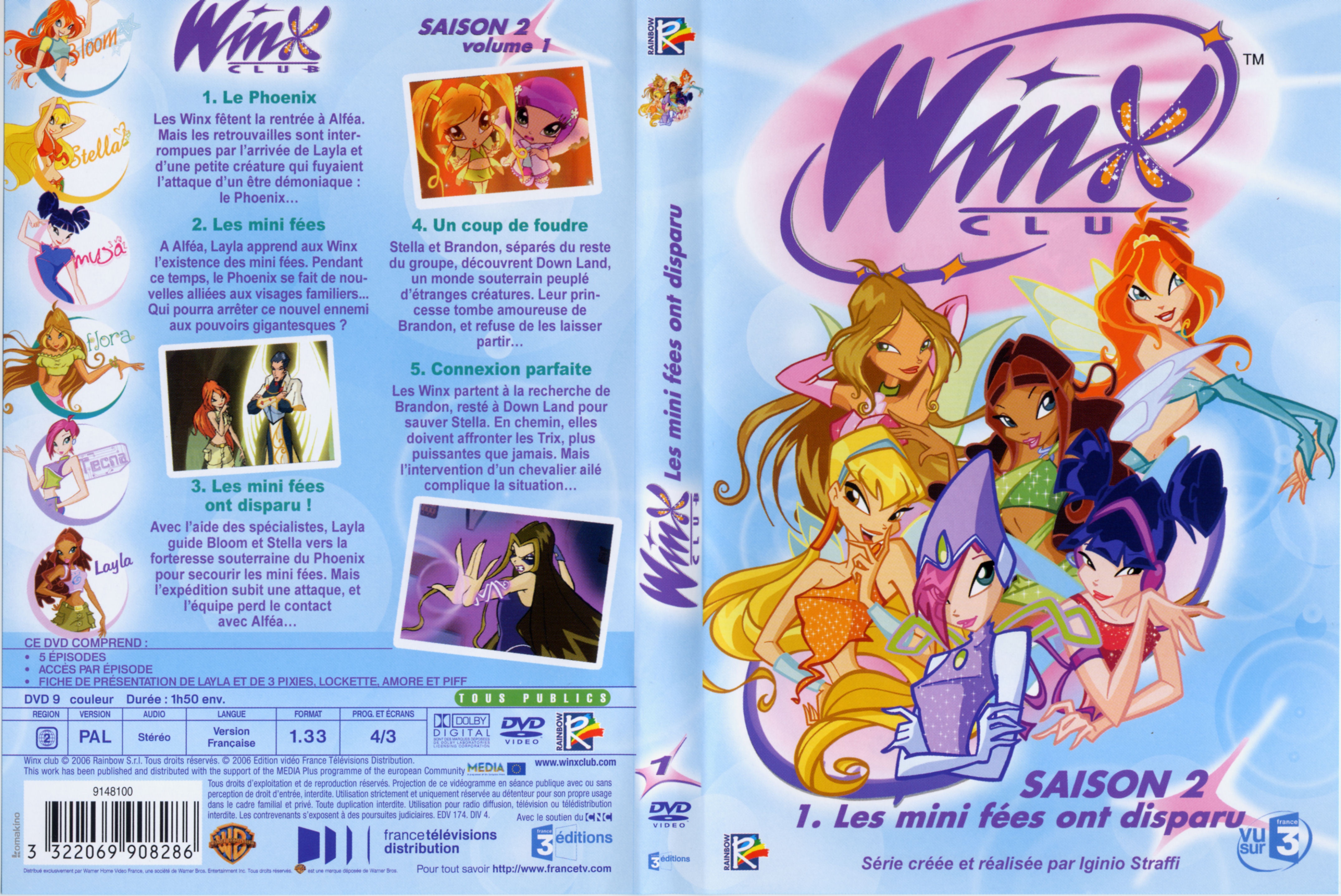 Jaquette DVD Winx club saison 2 vol 1