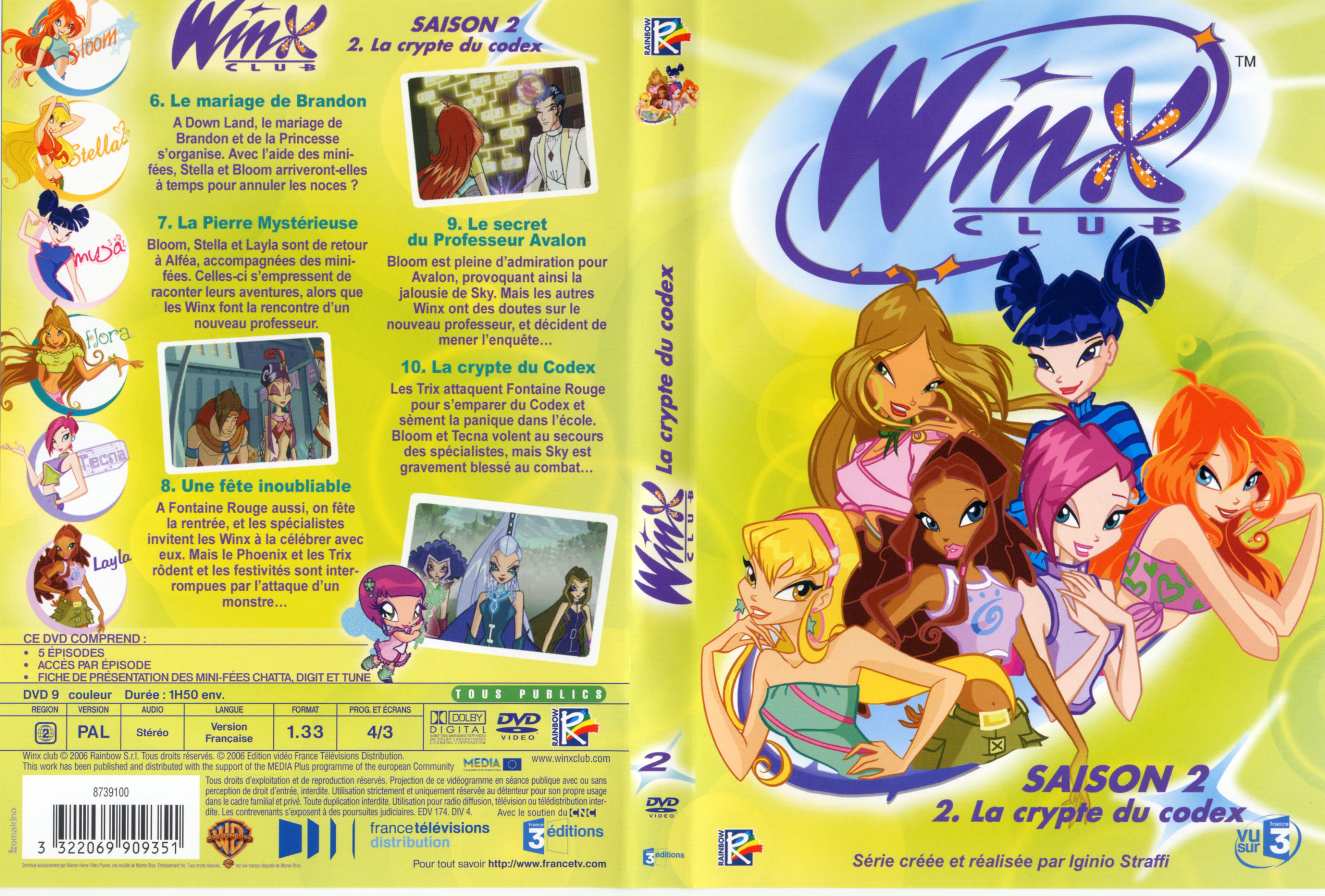 Jaquette DVD Winx club saison 2 vol 2