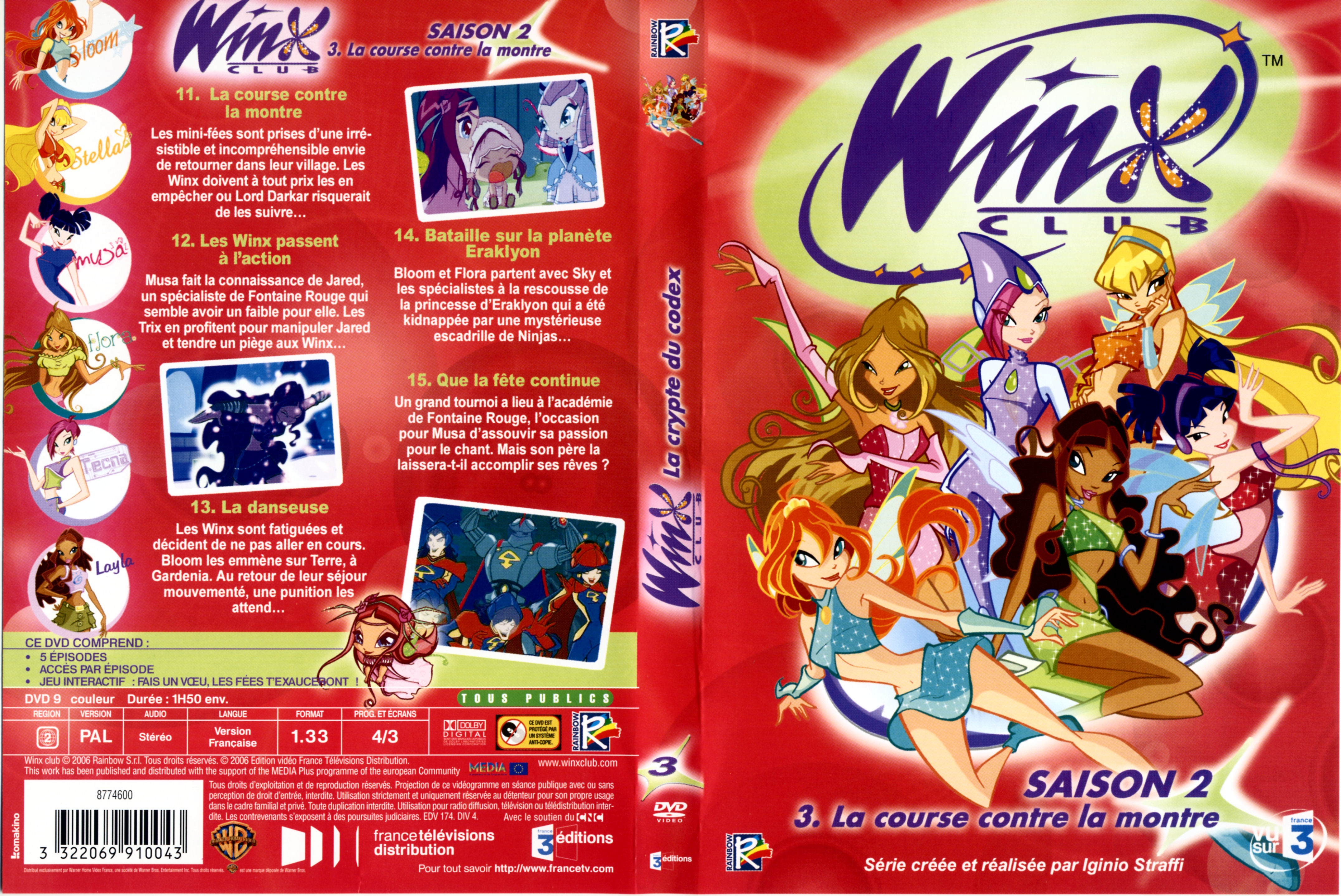 Jaquette DVD Winx club saison 2 vol 3
