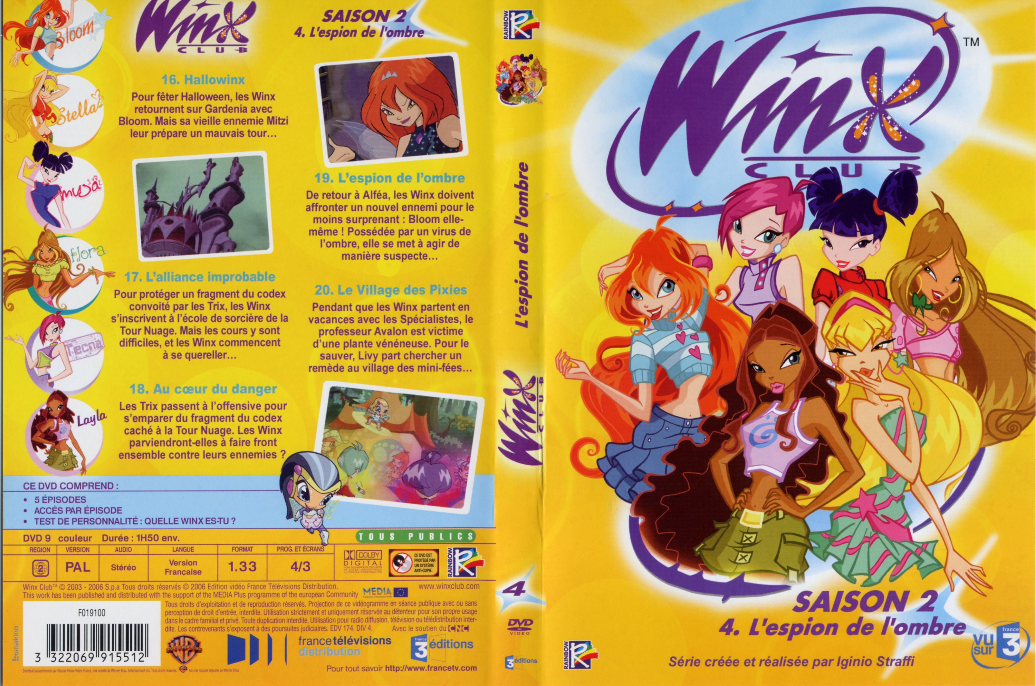Jaquette DVD Winx club saison 2 vol 4
