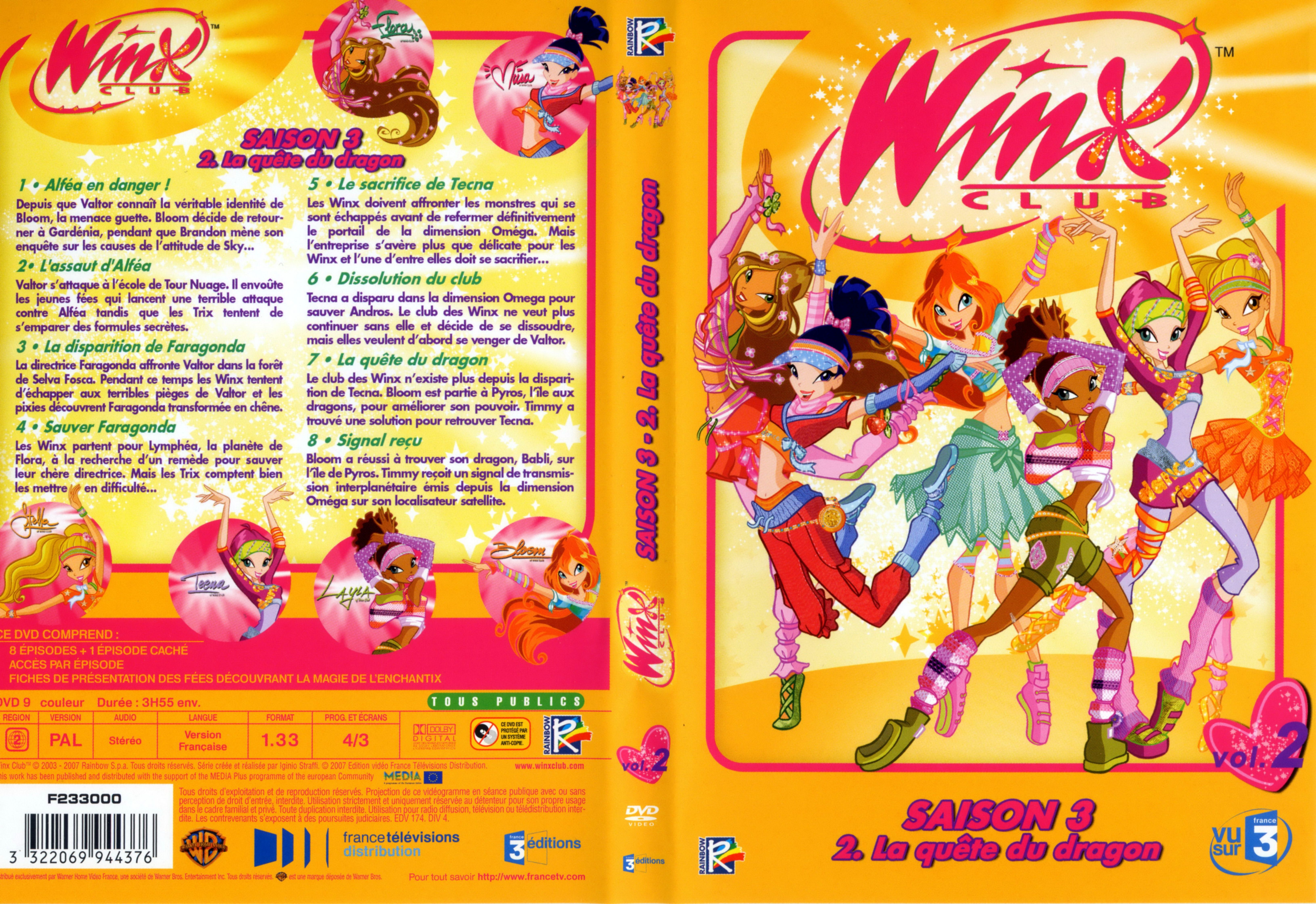 Jaquette DVD Winx club saison 3 vol 2