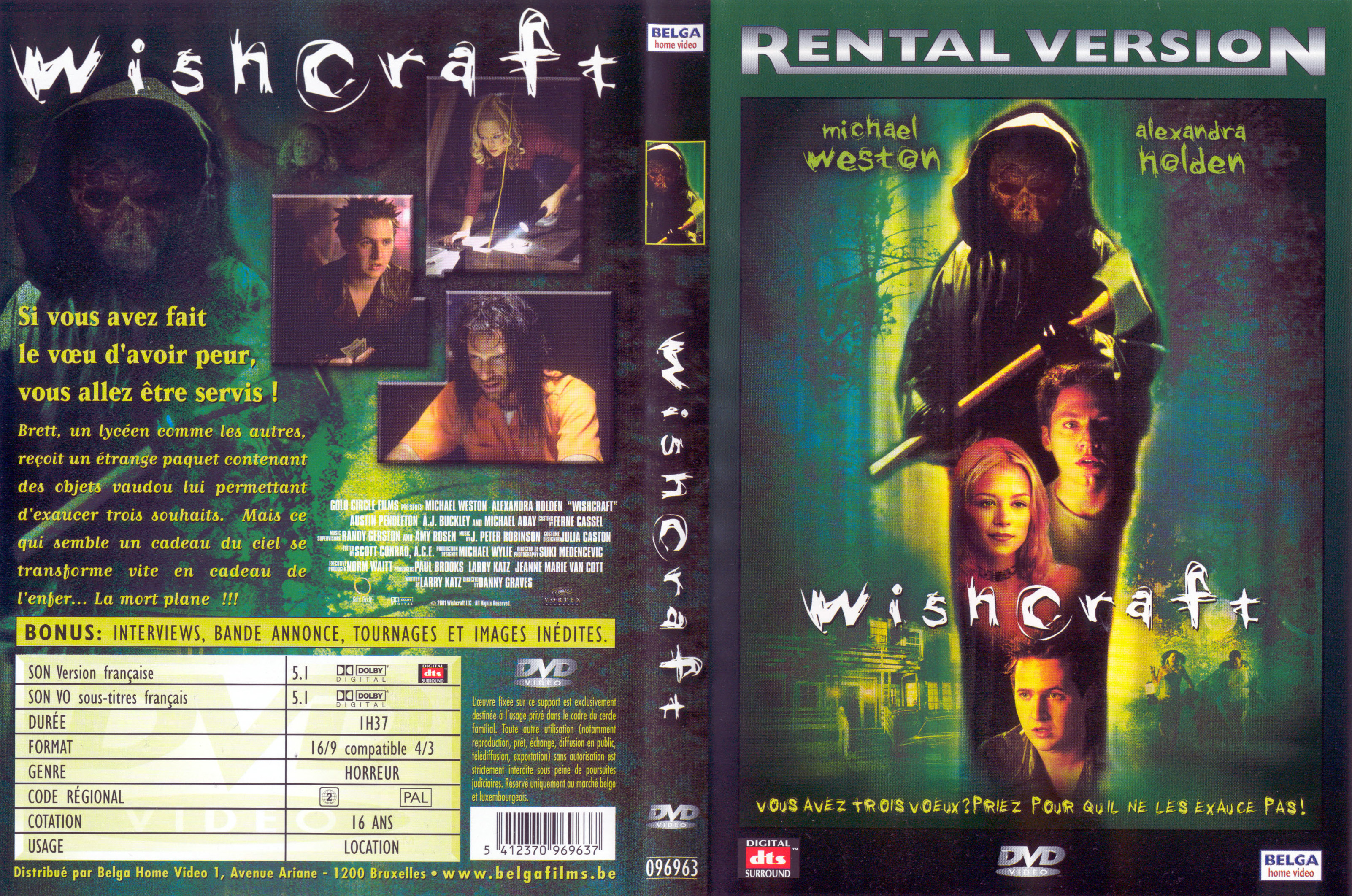 Jaquette DVD Wishcraft v2