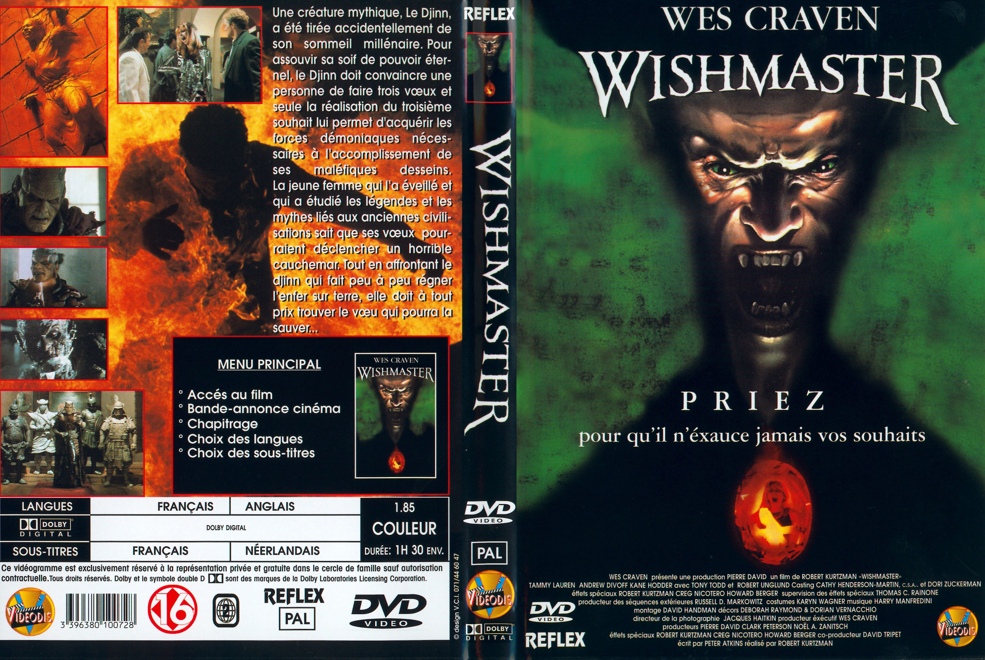 Jaquette DVD Wishmaster v3